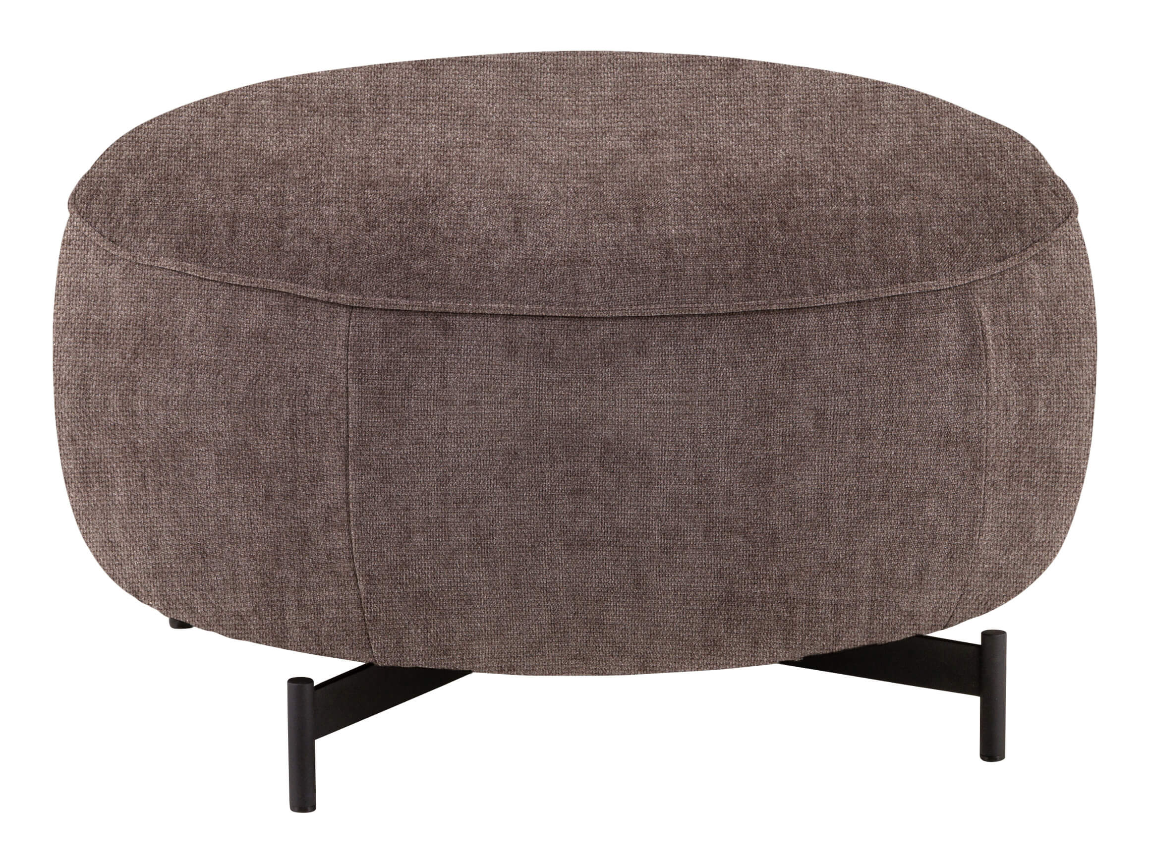Hocker 8170 Basic D: 80 cm Himolla / Farbe: Elefant / Material: Stoff Basic