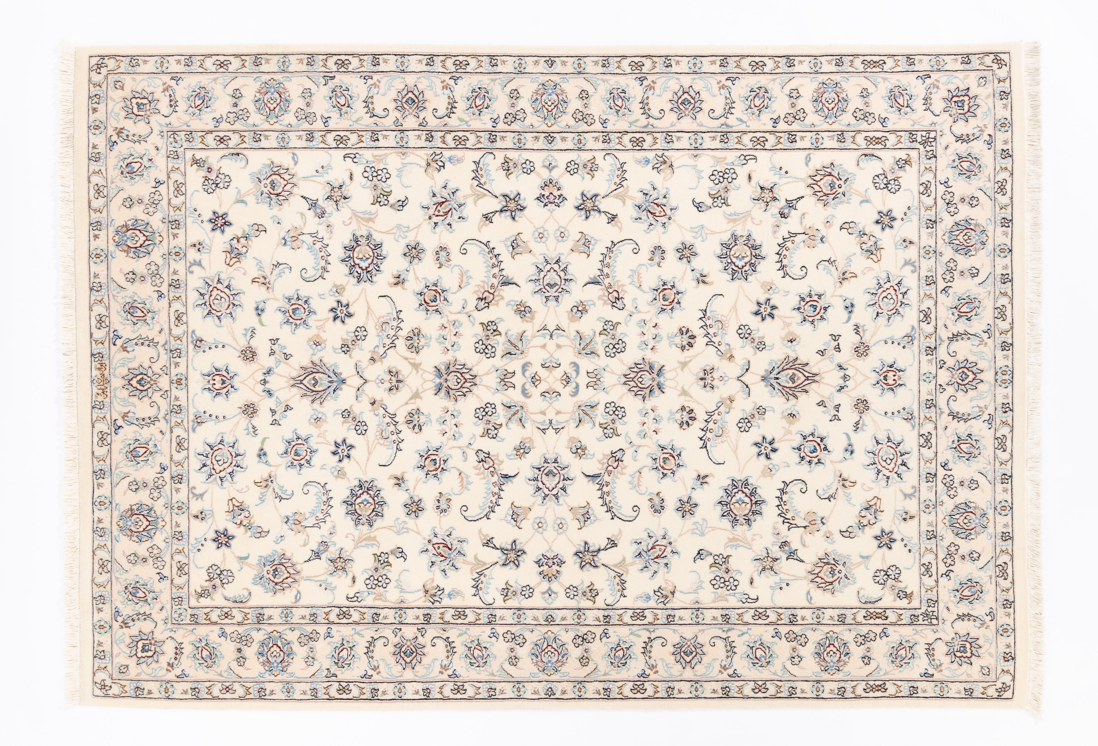 Klassischer Teppich Nain Negra/ Farbe: Orange / Masse (BxT) :136x196 cm