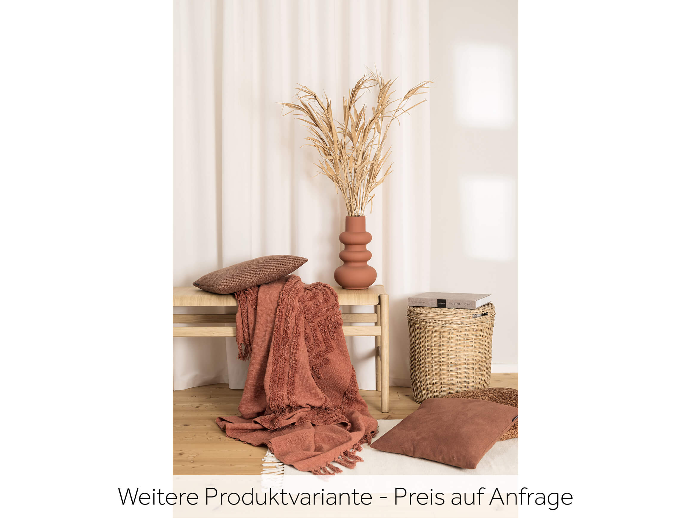 Plaid Adara Kupfer 130x170 cm Magma