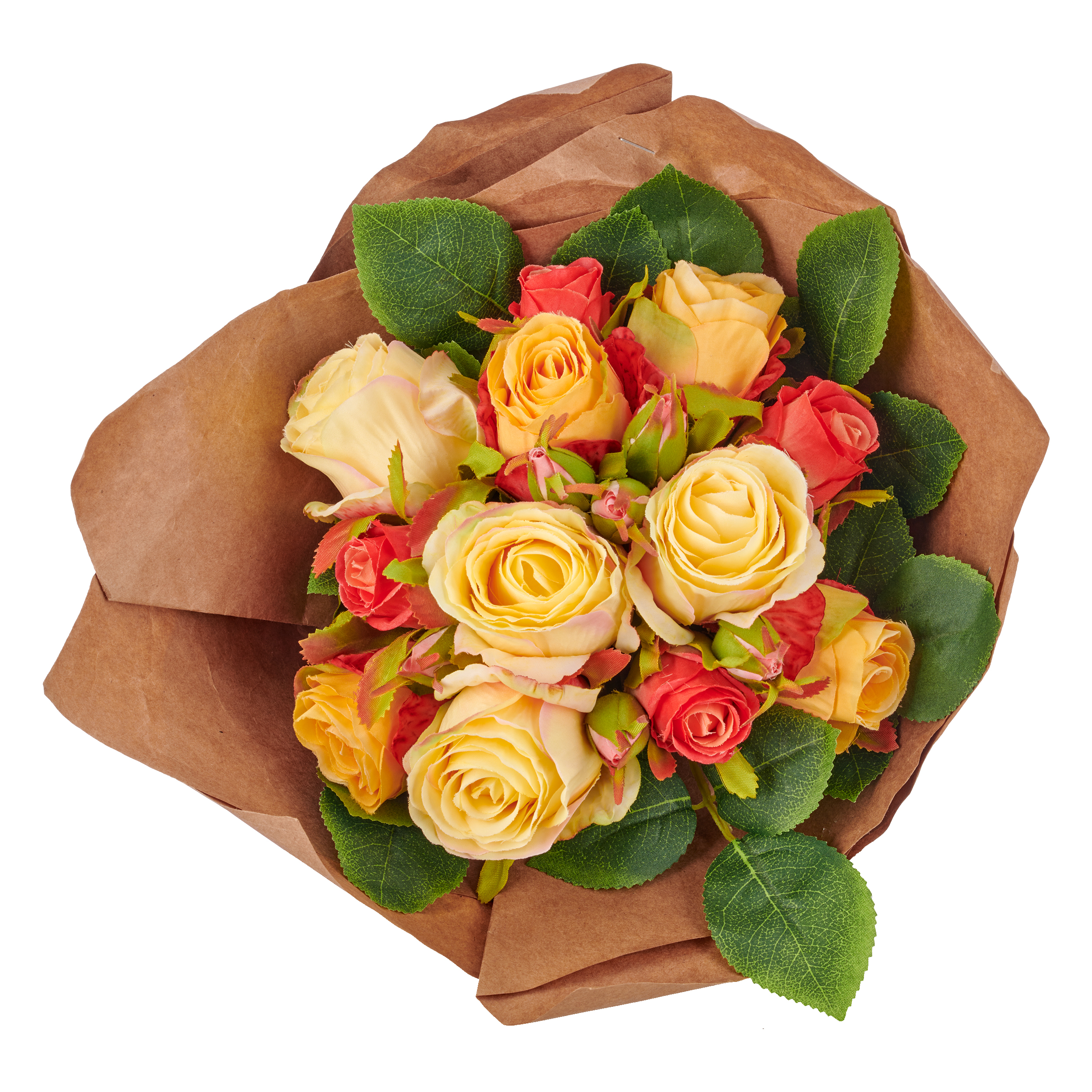 Kunstblume Rosenstrauss, Orange Gasper