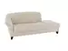Liegesofa Klosters Basic Ponsel / Farbe: Ecru / Material: Stoff Basic