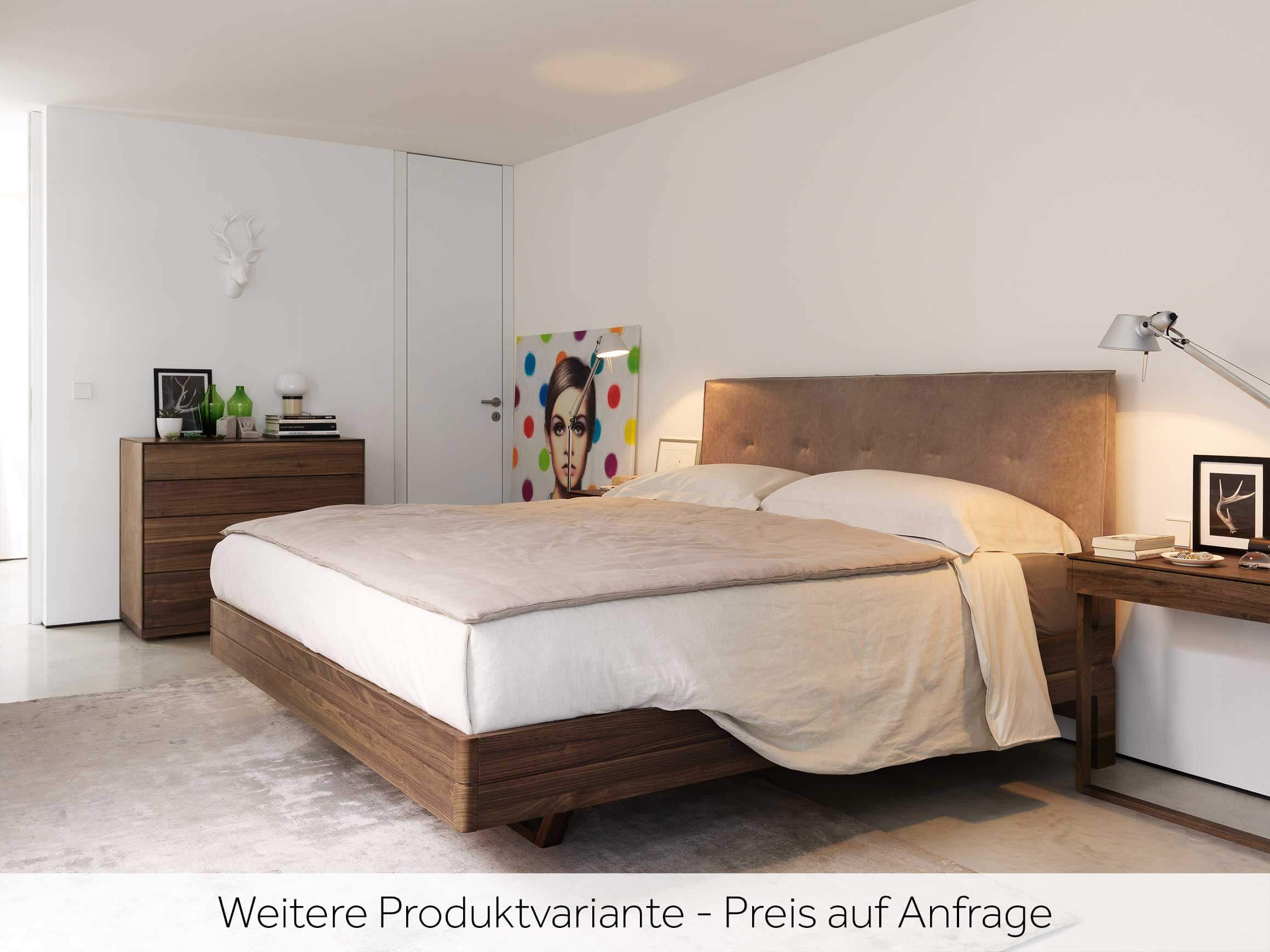 Bett Float Team 7 / Farbe: Holzfarbig / Material: