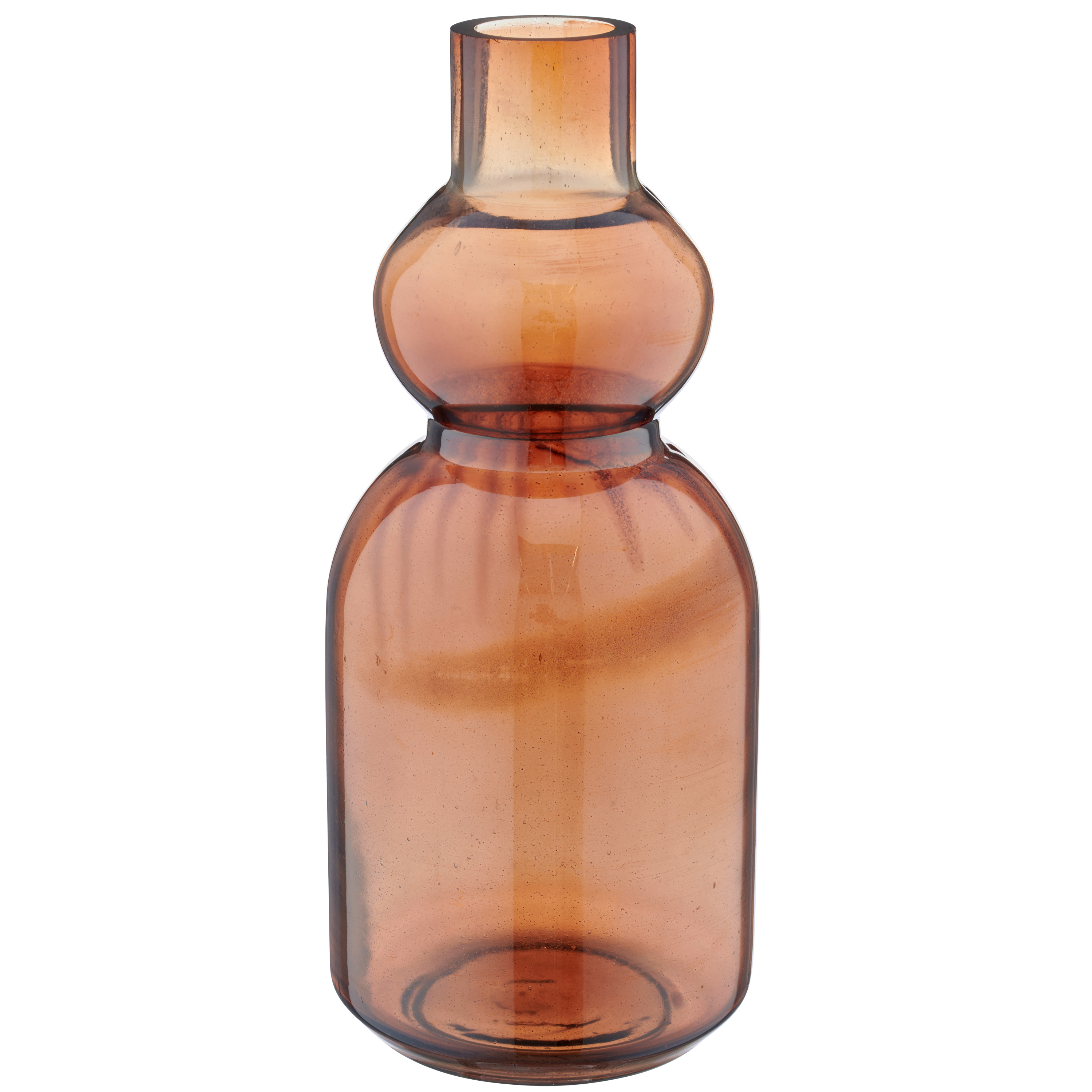 Vase Luster Finish, Glas, Zimt von Roomio