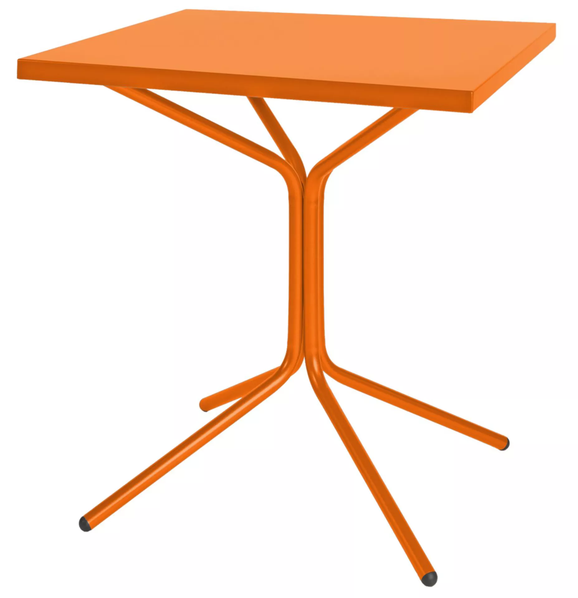 Metall-Bistrotisch Pix Schaffner / Farbe: Orange