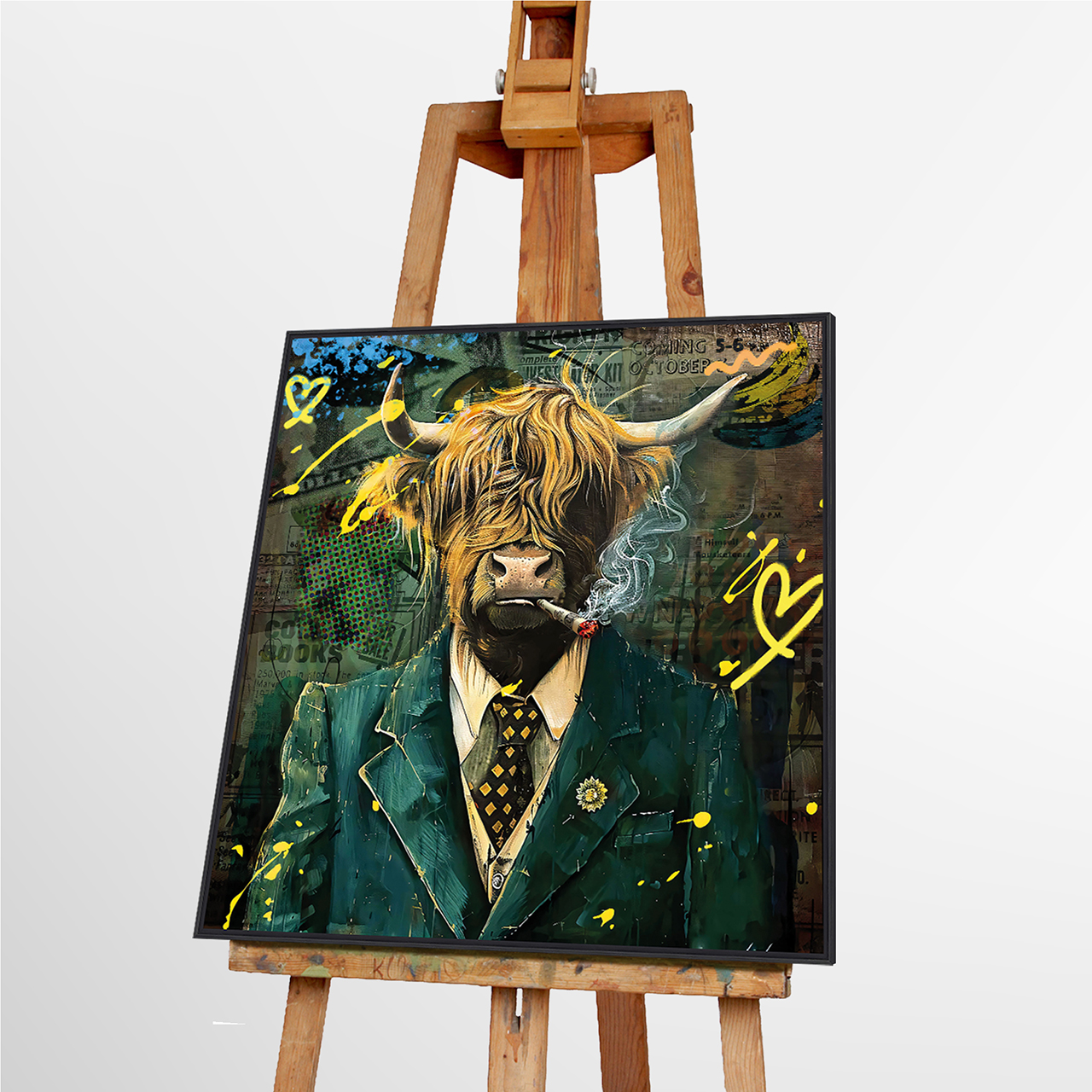 Gemälde-Gentleman Bull-image LAND
