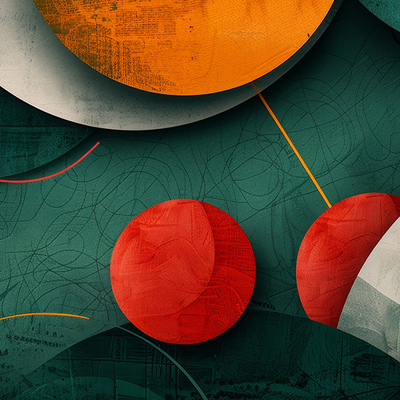 Canvas-Autumn Geometry-image LAND