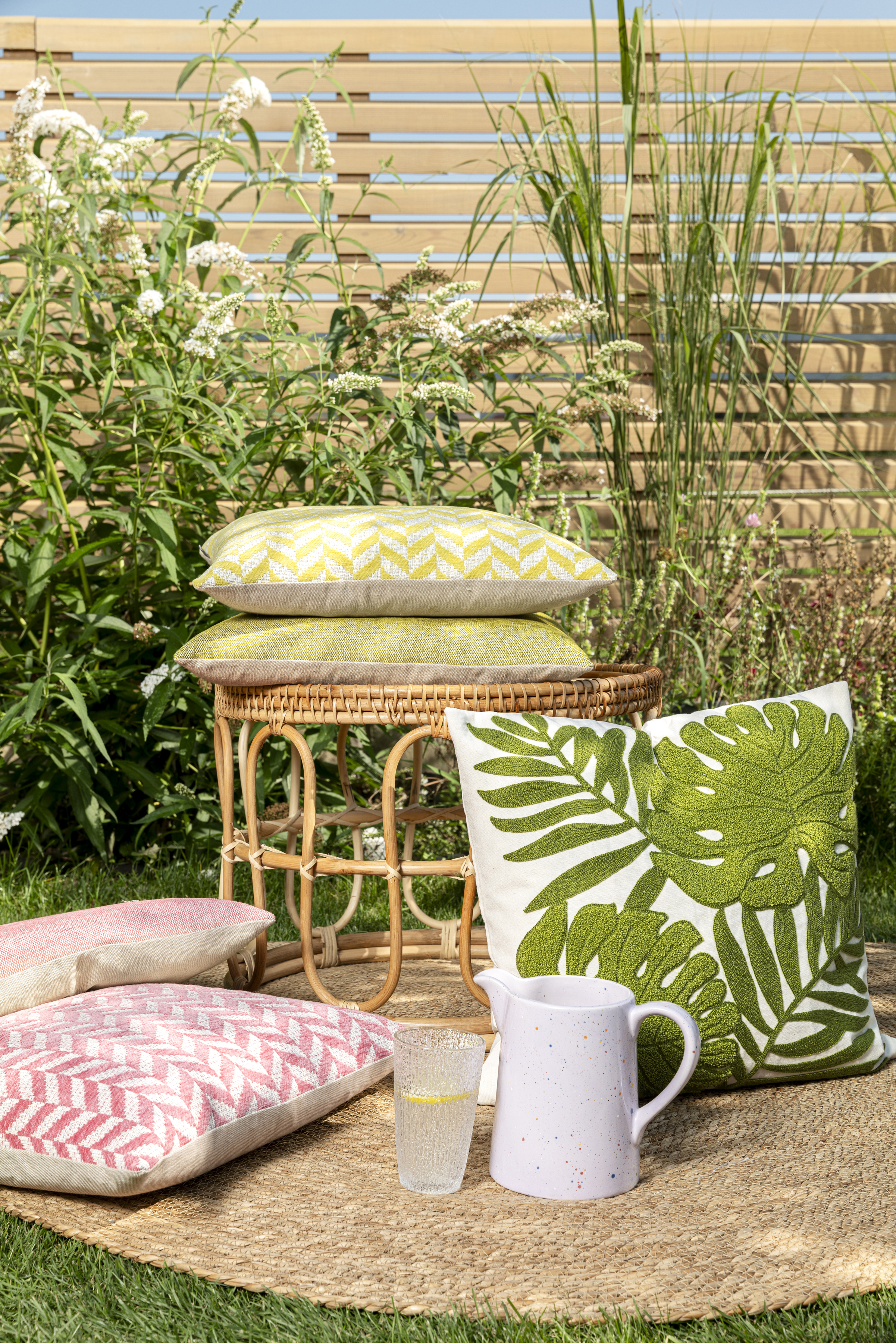 Kissenhülle Aruba Grün 45x45 cm Magma / Farbe: