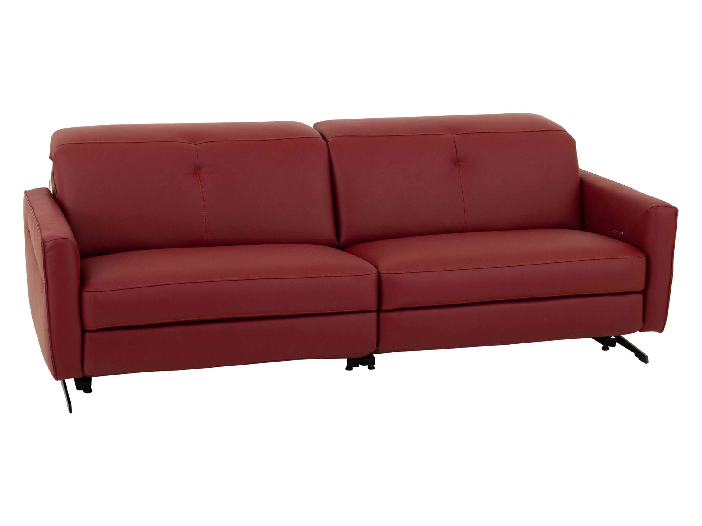 Rom Sofa Tolaya B: 220 cm Basic Rot | Schubiger Möbel