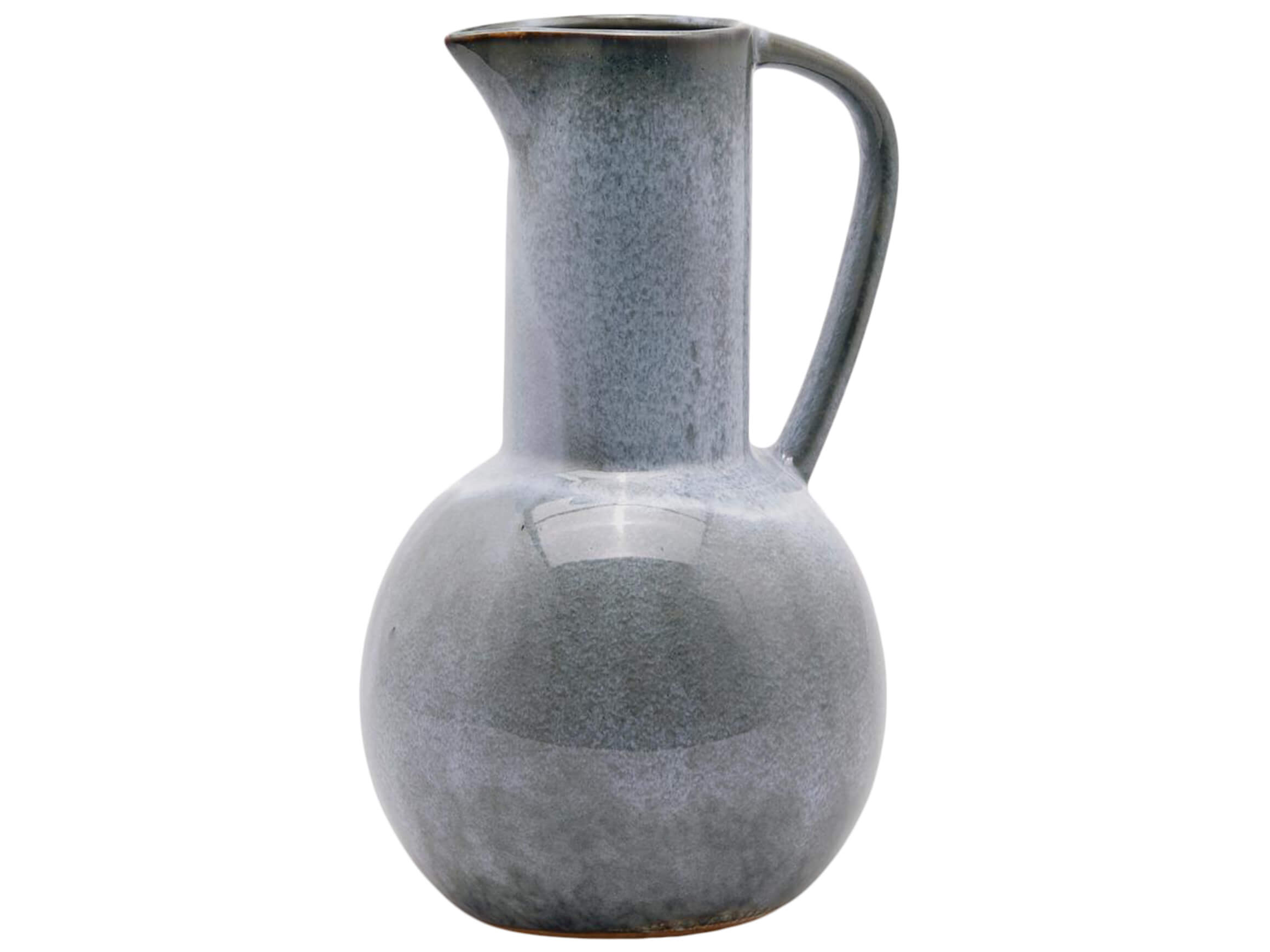 Edg Gefäss Kugelflasche Blau H: 29 cm  | Schubiger Möbel