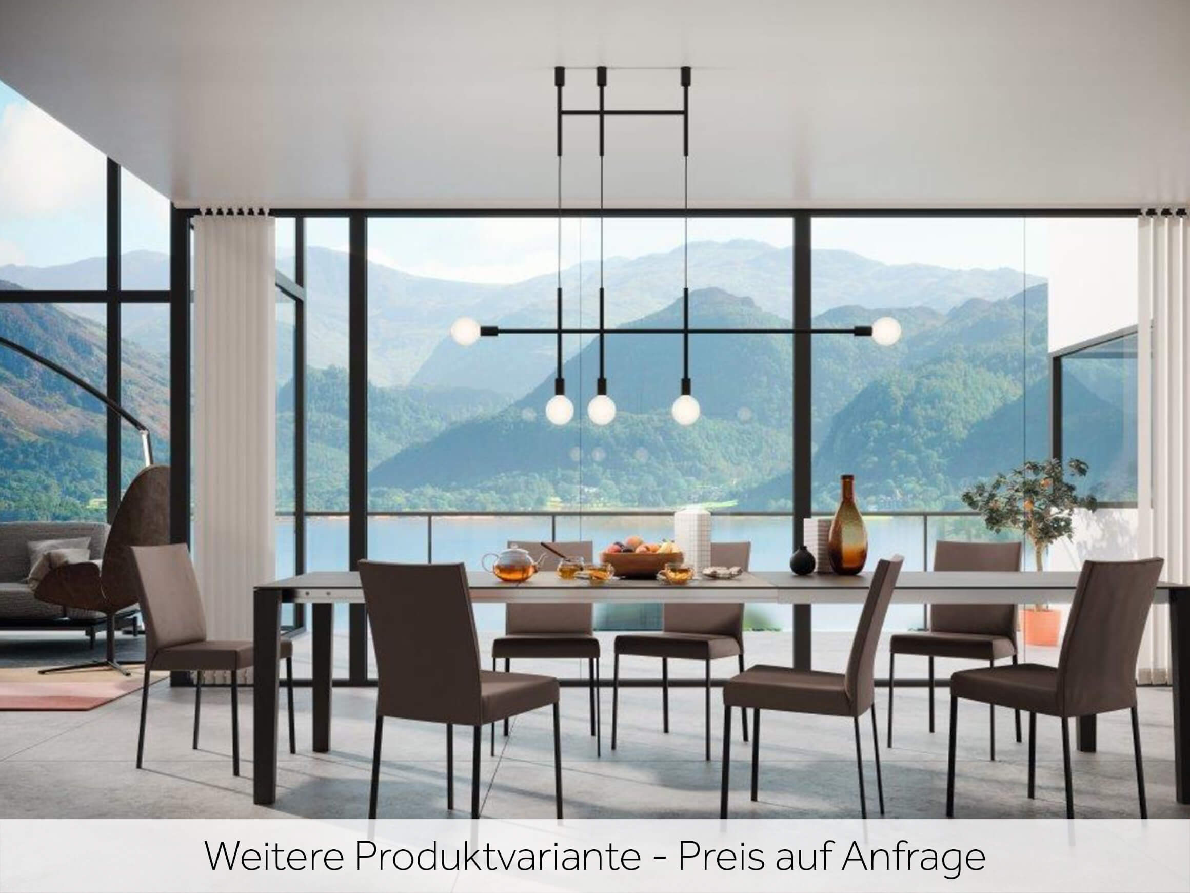 Stuhl Ambient Willisau / Farbe: Anthrazit / Bezugsmaterial: Leder