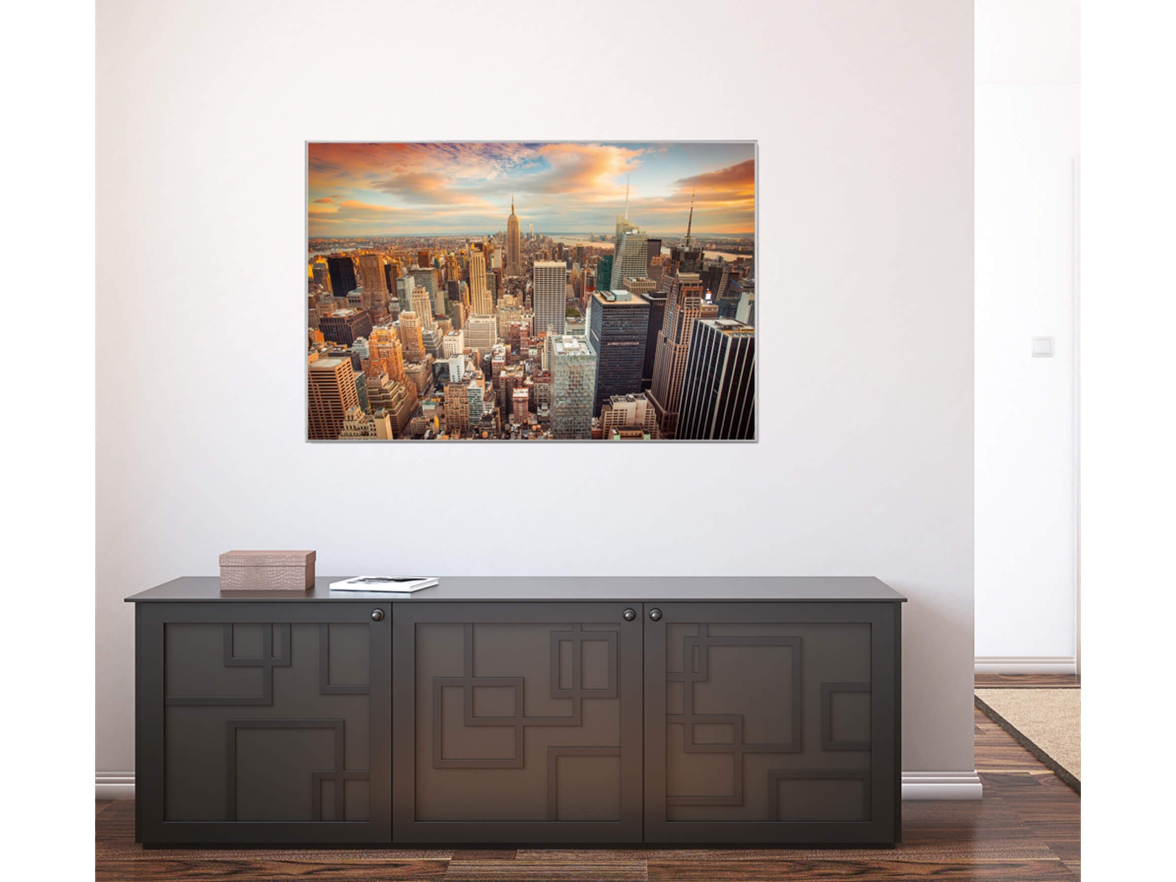 Digitaldruck auf Acrylglas New York Skyline image LAND