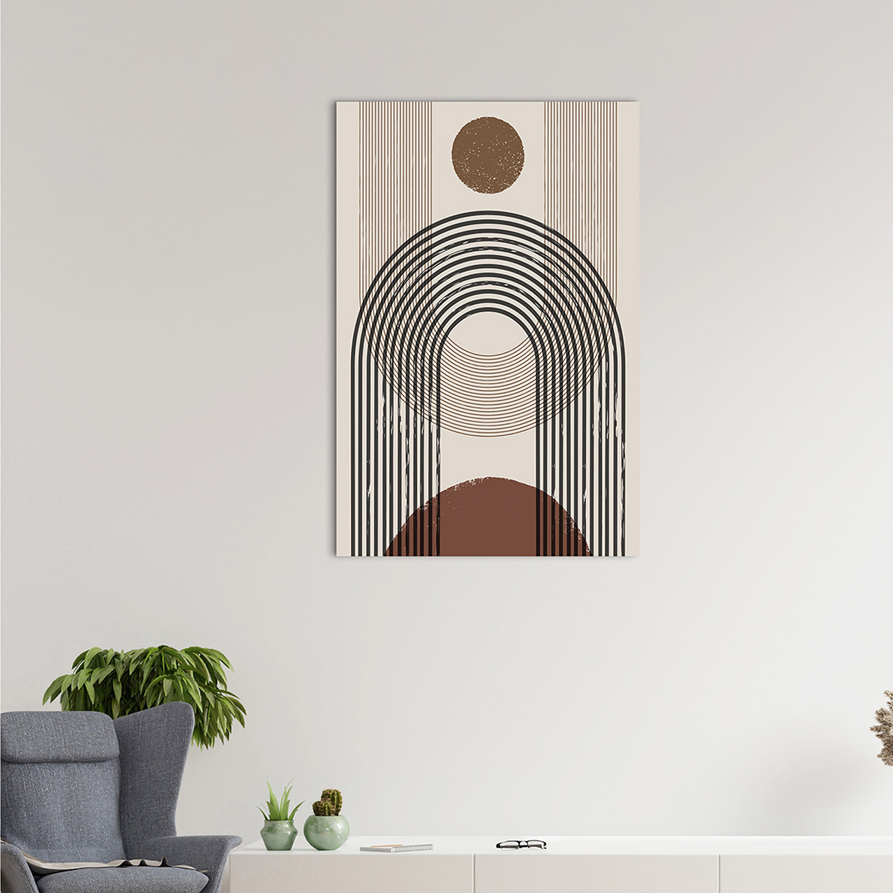 Canvas-Nature Geometry-image LAND