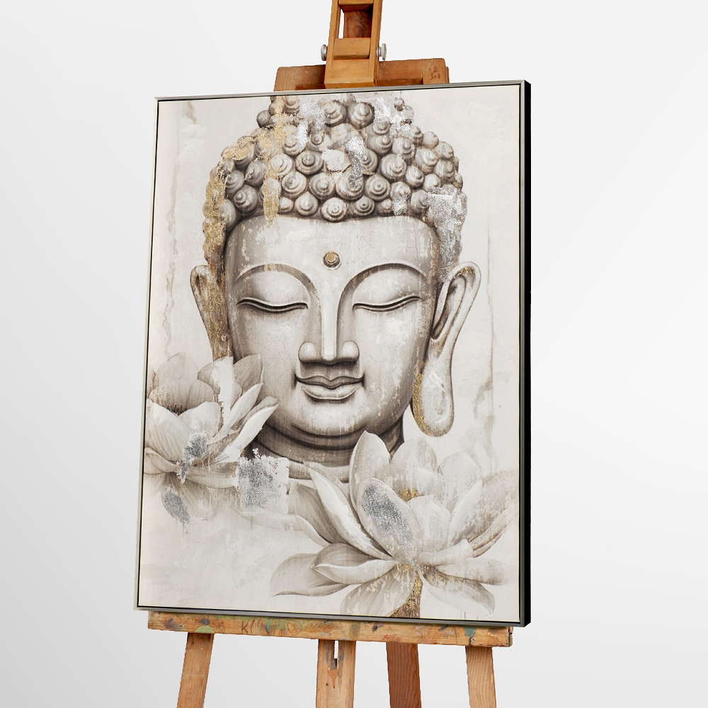 Bild Light Buddha image LAND / Grösse: 120 x 80 cm