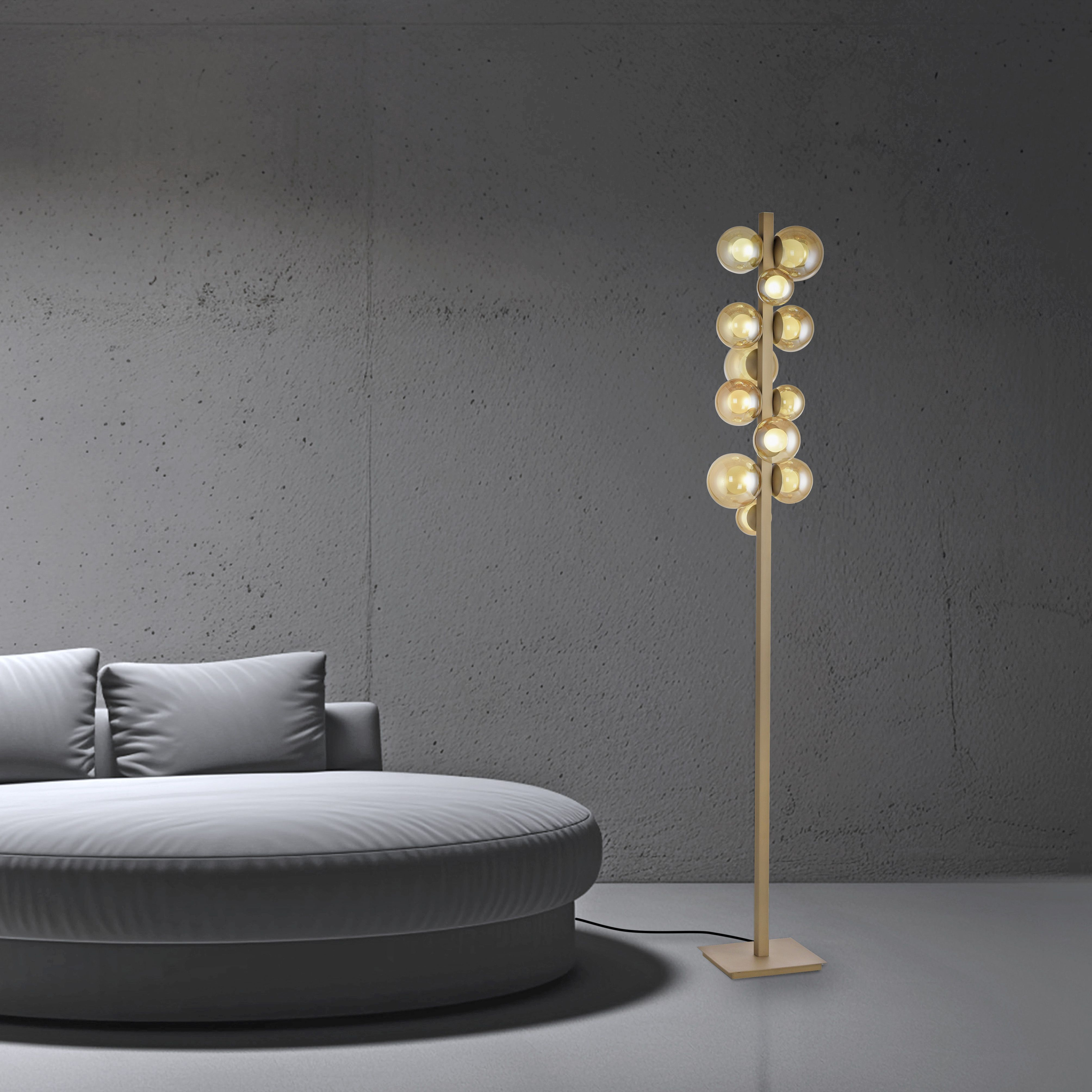 Stehlampe Amber Shine H: 160 cm Ribaglob