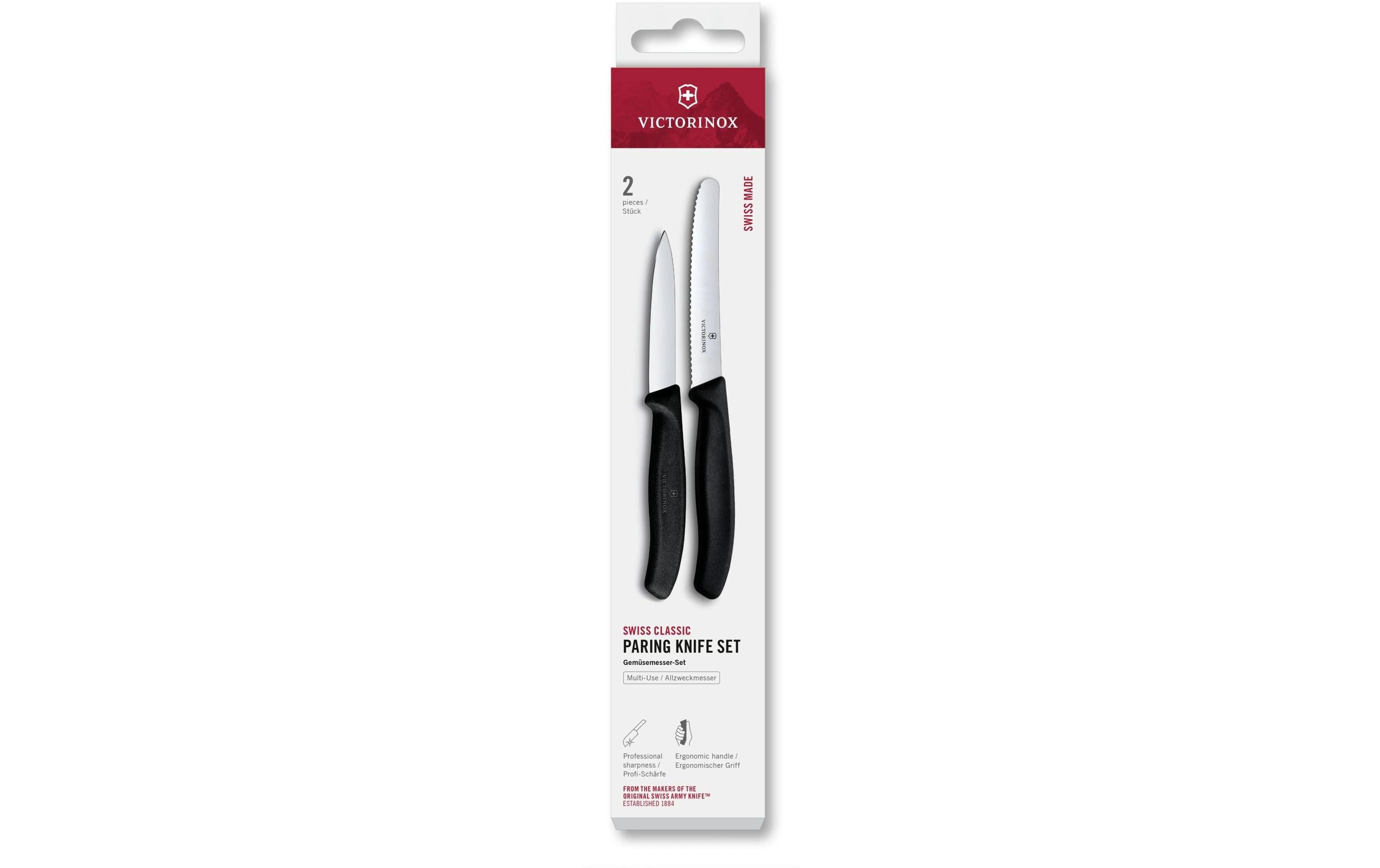 Gemüsemesser-Set Swiss Classic, Von Victorinox Alltron / Farbe: Schwarz