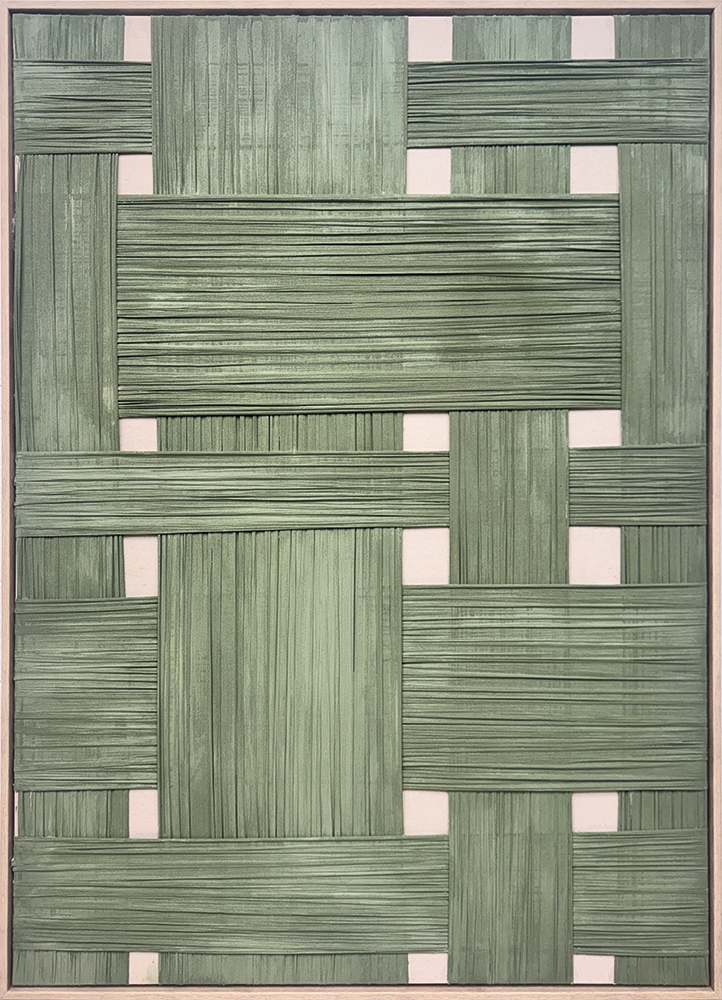 Gemälde-Bamboo Patchwork-image LAND