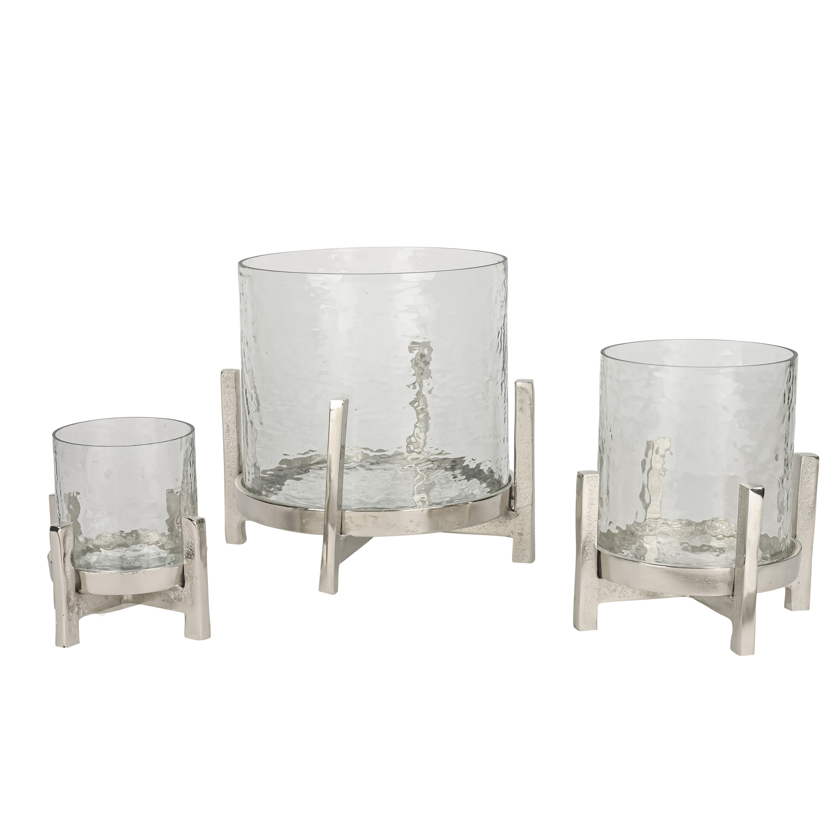 Hadir, fonte d'aluminium avec verre, D : 13 cm