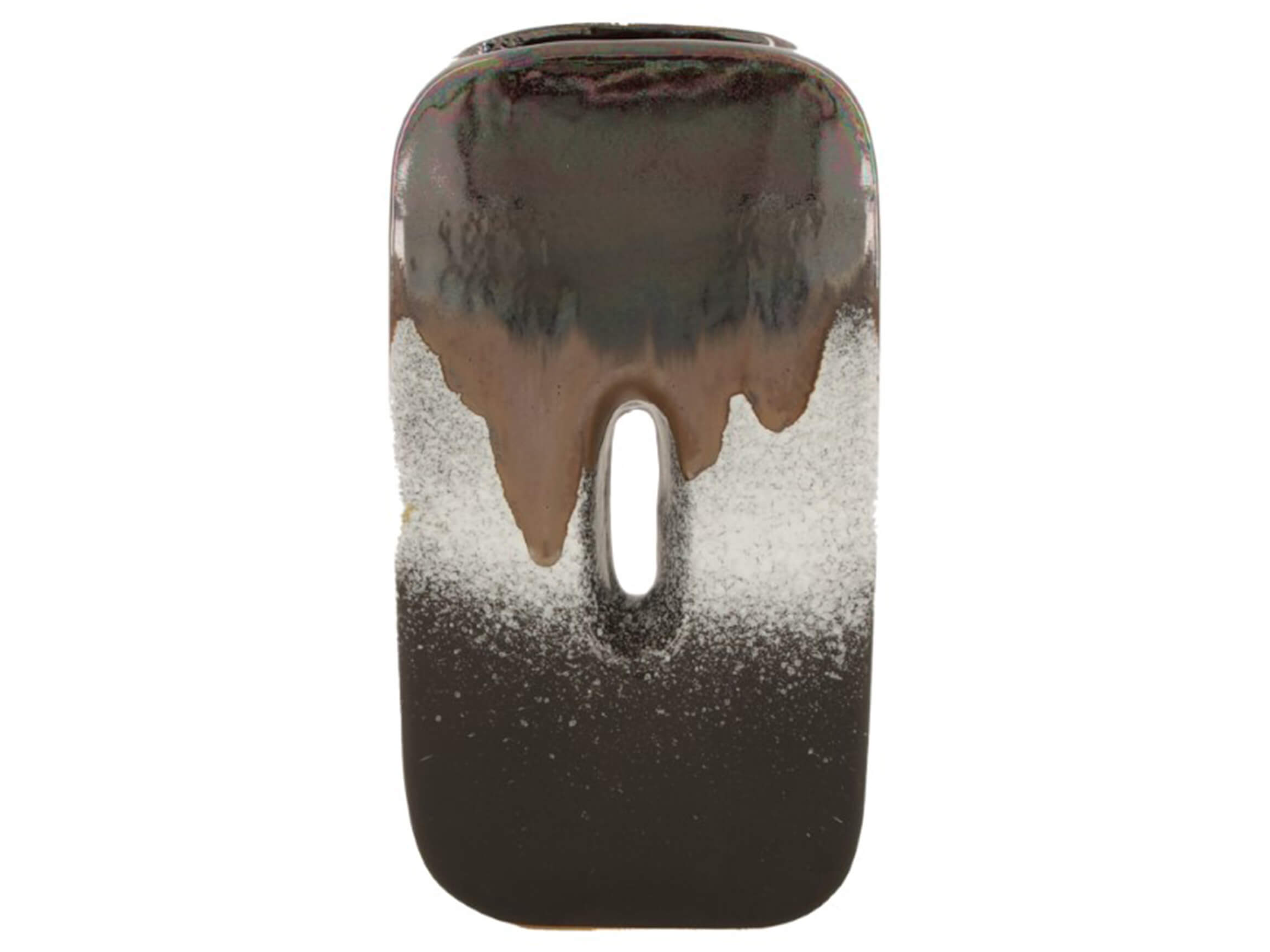 Vase Keramik Hellblau-Grau H: 25 cm Dijk