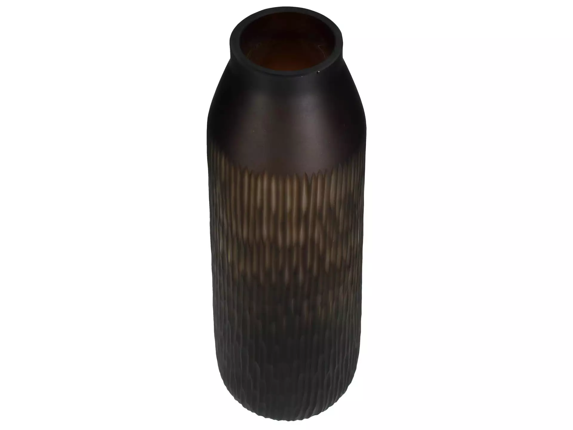 Vase Dunkelbraun Geschliffen H: 43 cm Kersten / Farbe: Dunkelbraun