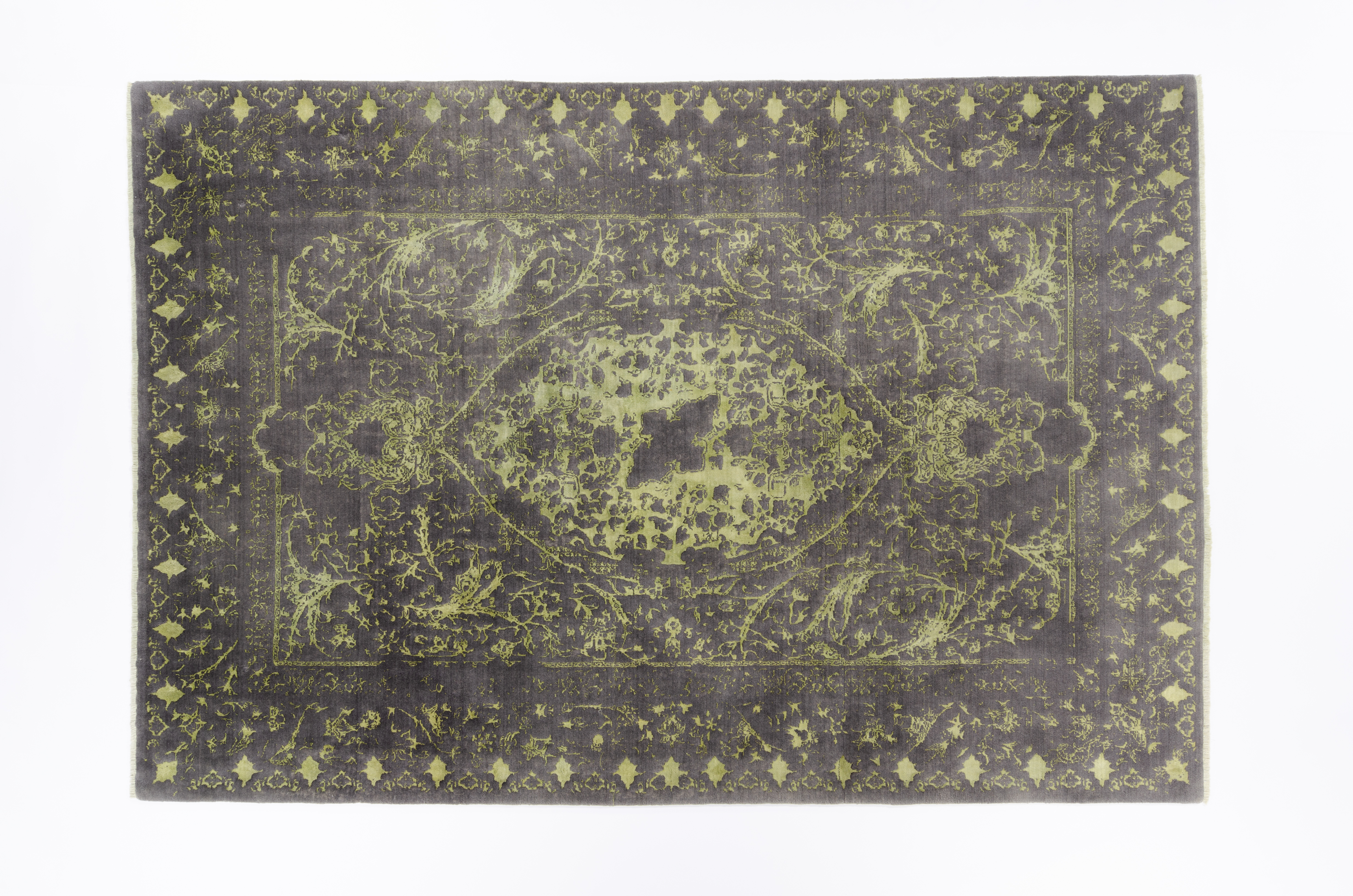 Moderner Teppich Vintage Homa Negra/ Farbe: Braun / Masse (BxT) :200x294 cm