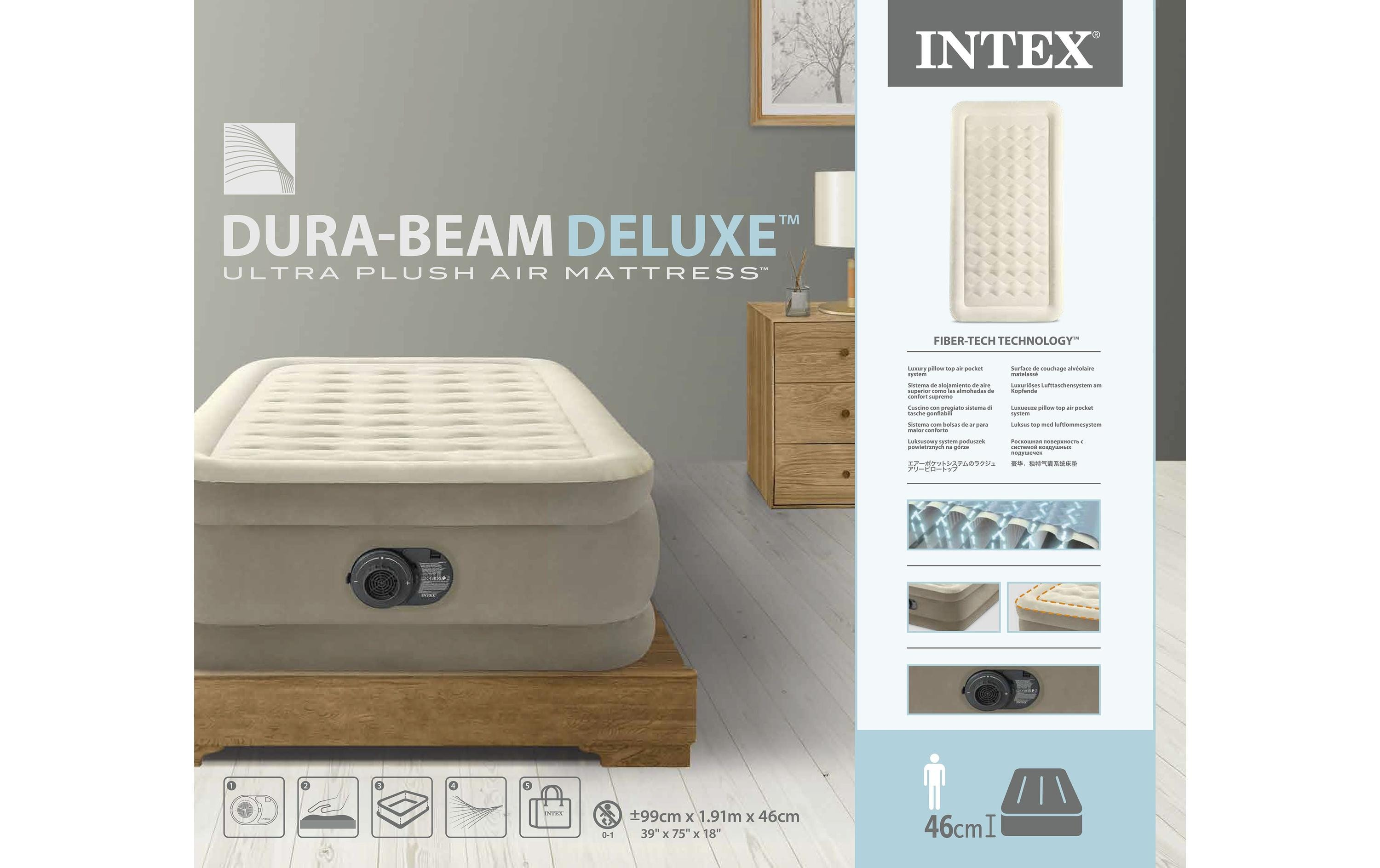Luftbett Dura-Beam Ultra Plush Twin, 99x191 cm