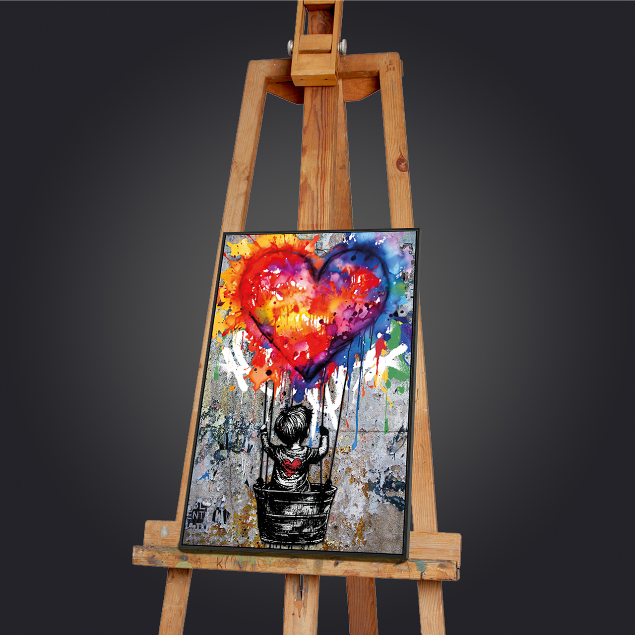 Gemälde-Love Balloon-image LAND