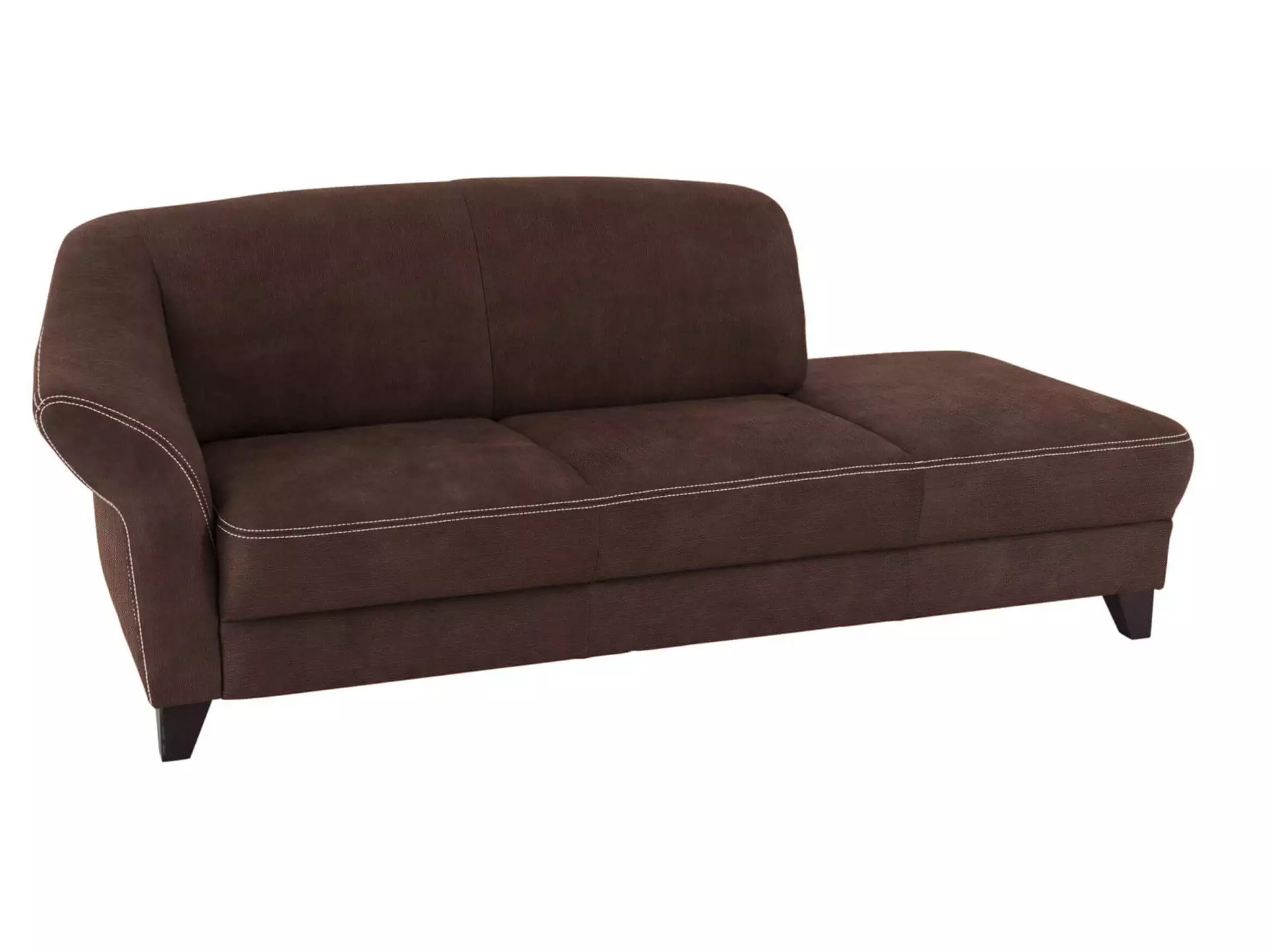 Liegesofa Klosters Basic Ponsel / Farbe: Braun / Material: Stoff Basic