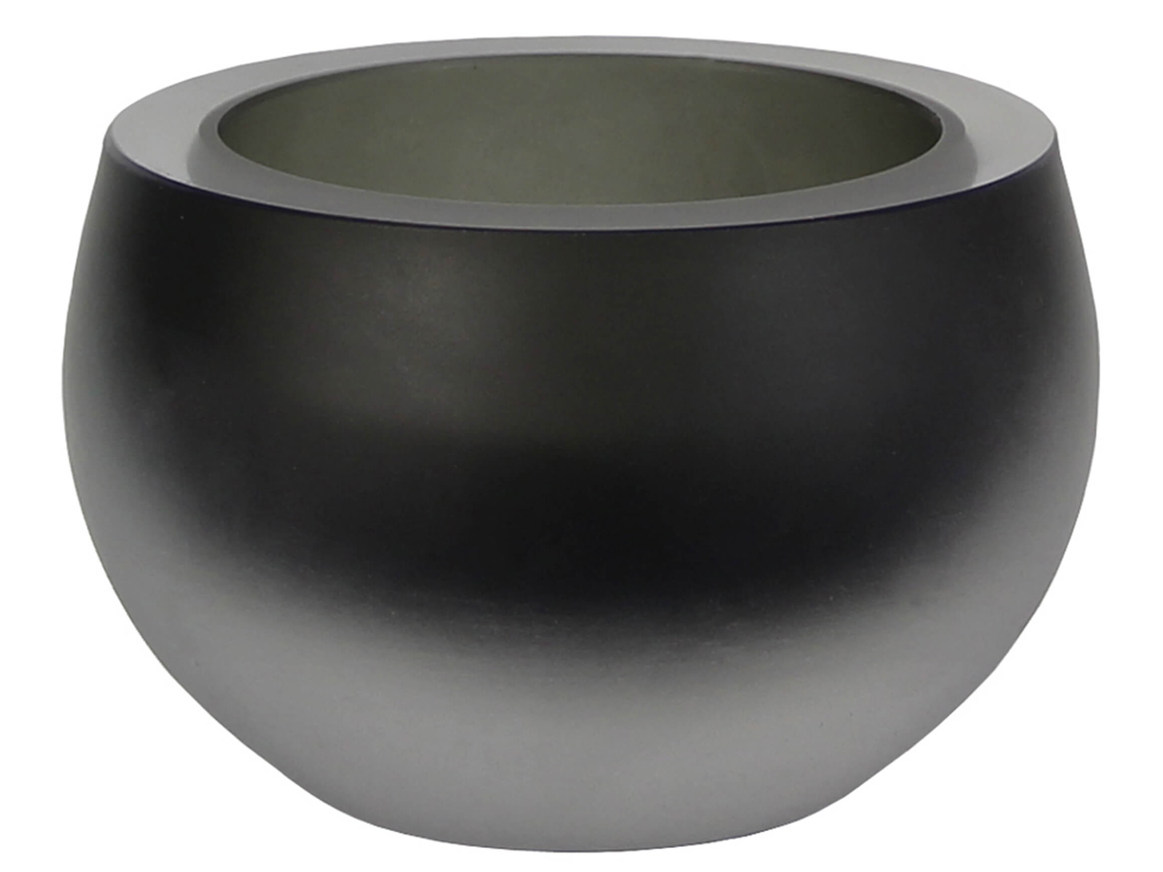 Windlicht Olson Grau/matt H: 6 cm Kaheku