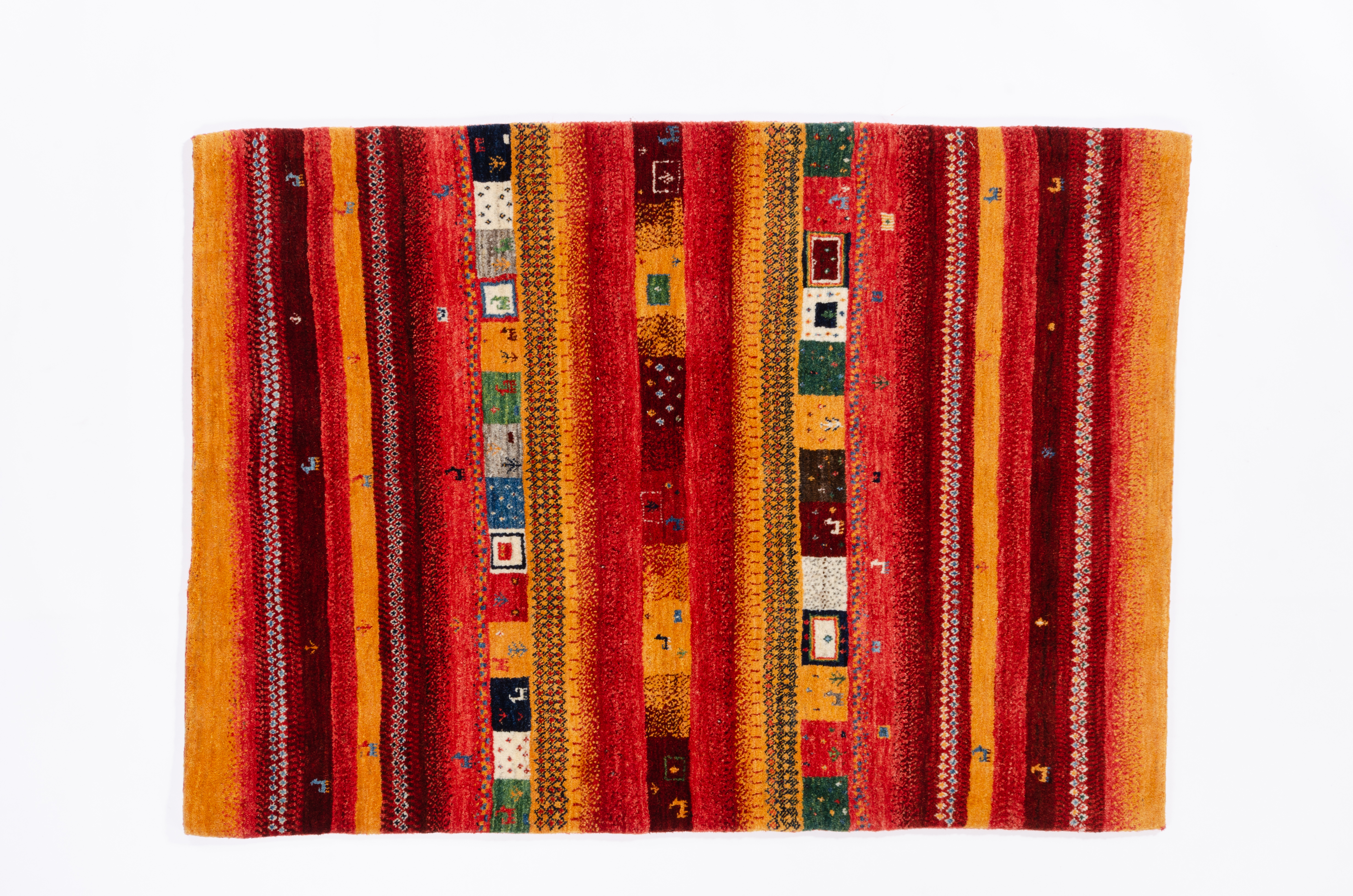 Nomadenteppich Lori Fein Negra/ Farbe: Rot / Masse (BxT) :107x150 cm