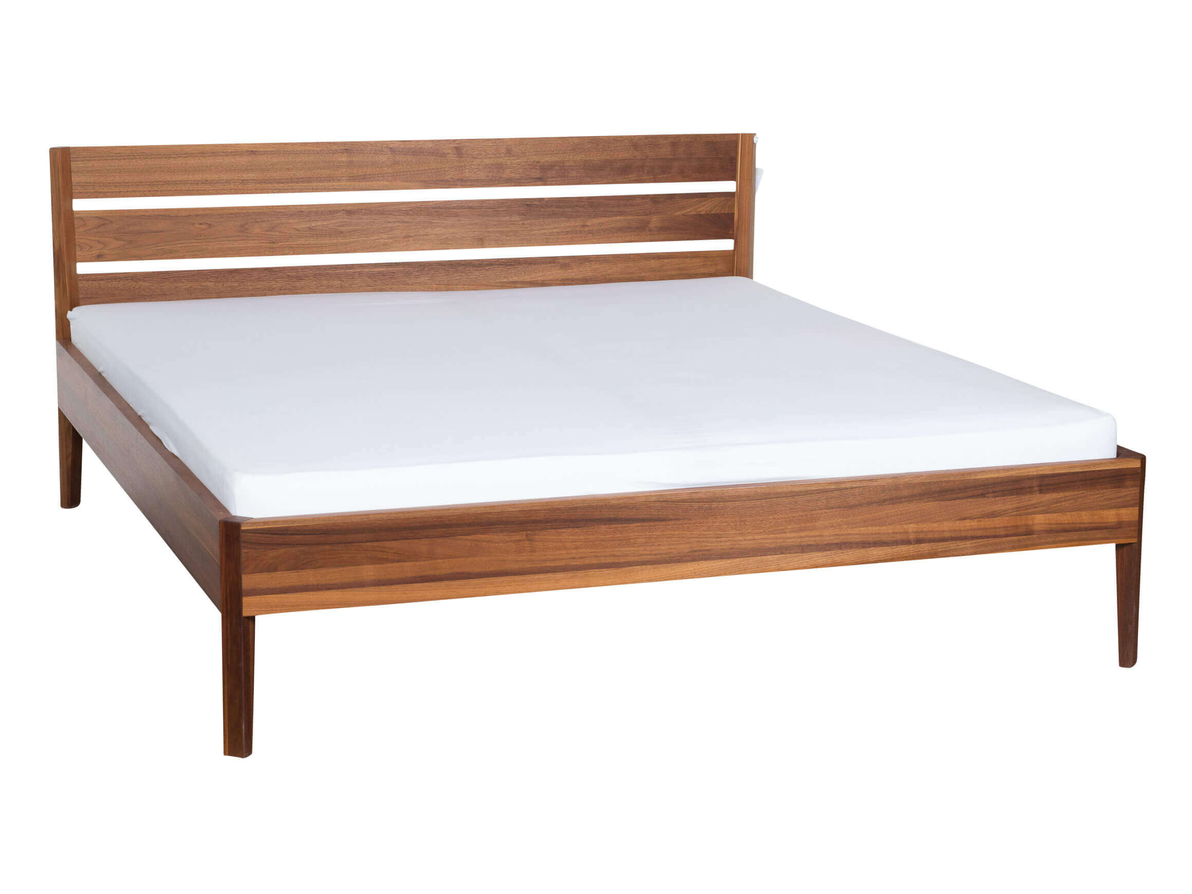 Bett Light Team 7 / Farbe: Braun