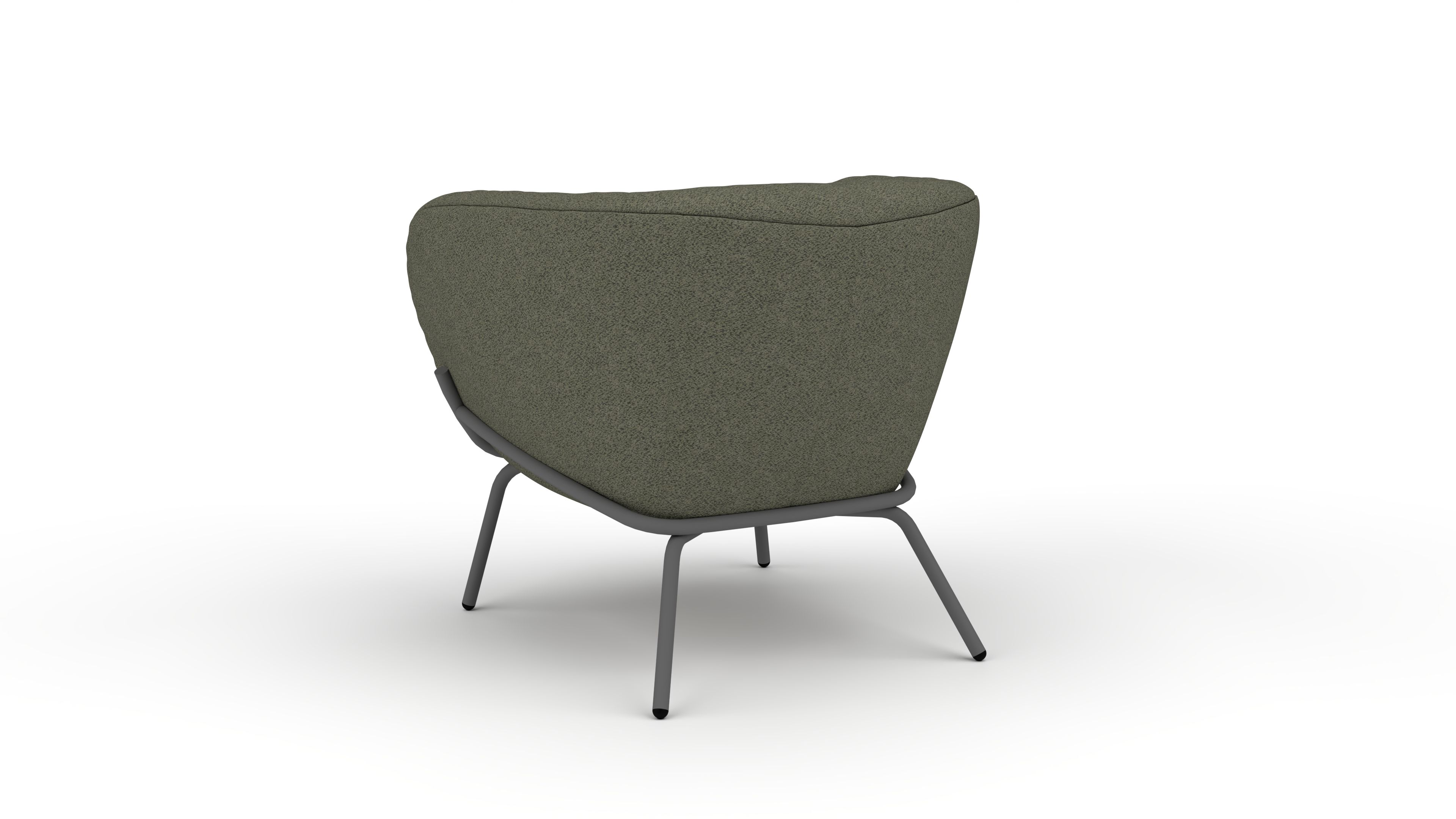 Sessel Neptune UrbanDesign / Farbe: Green / Bezugsmaterial: Stoff