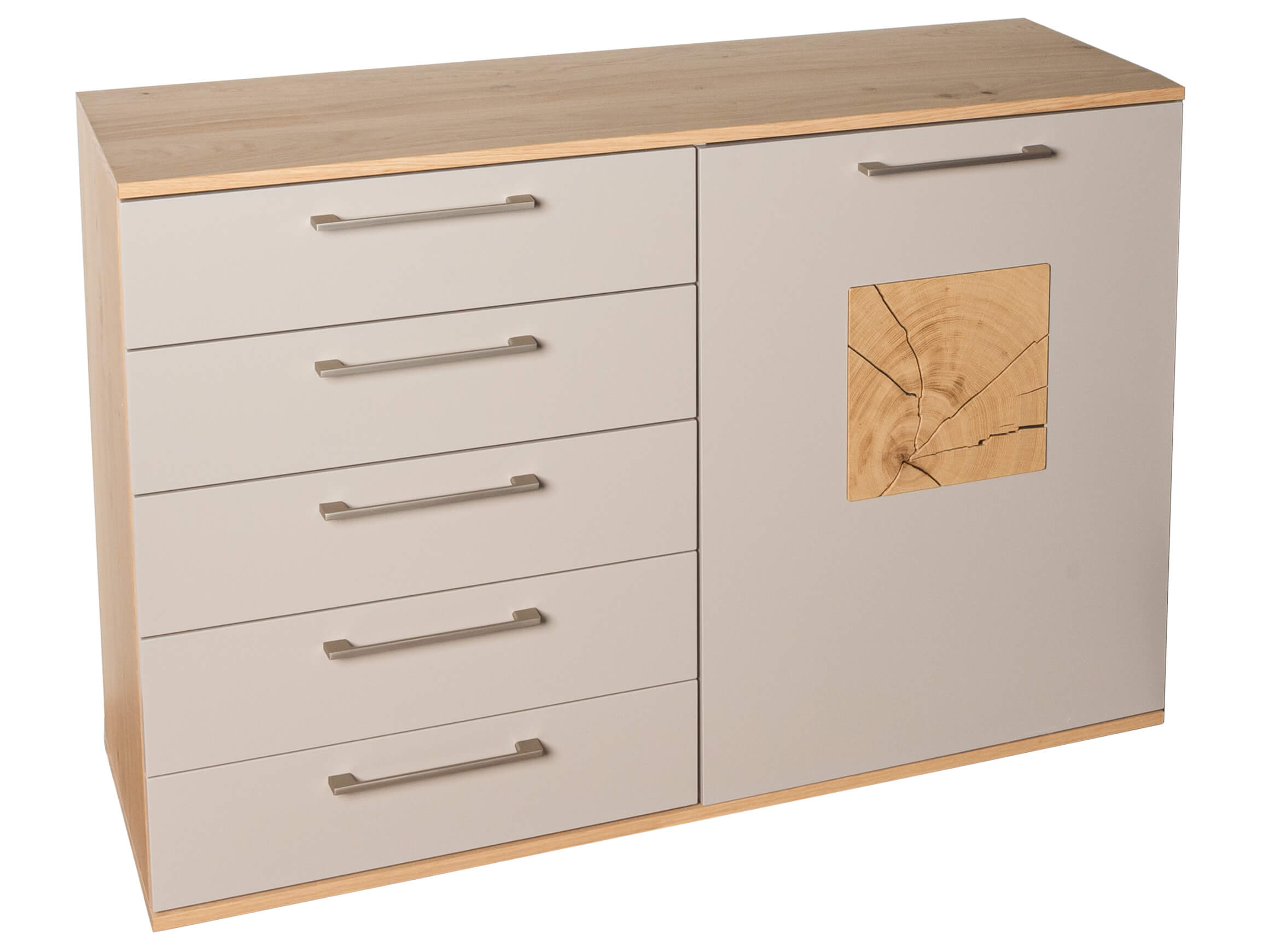 Kommode Multiline Disselkamp / Farbe: Holzfarbig
