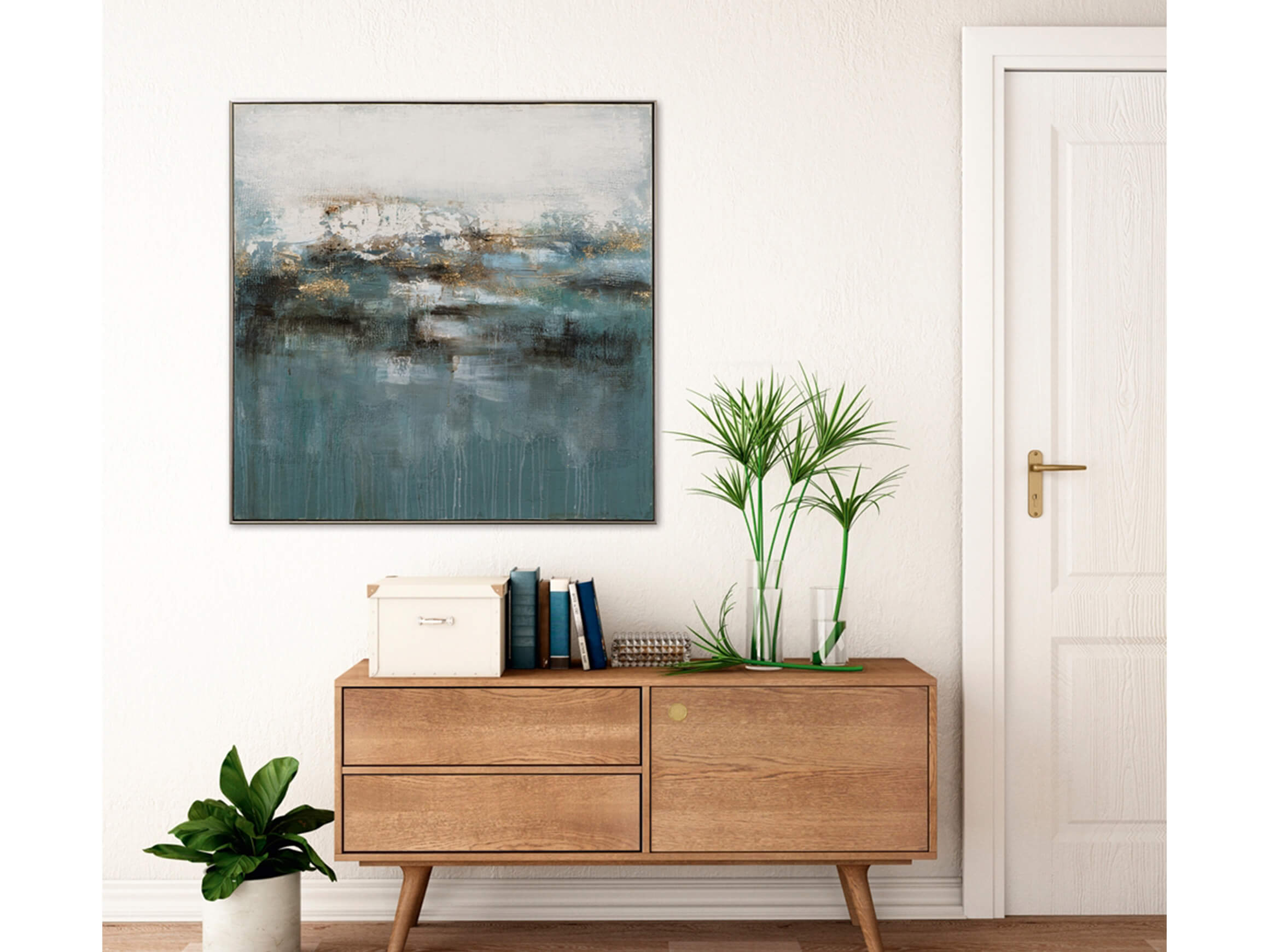 Bild Abstrakt mit Blau image LAND
