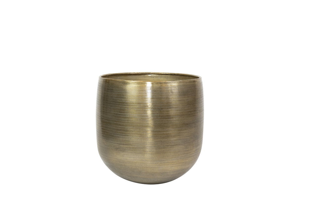 Pflanzengefäss Rowen, Übertopf, Gold B: 13 cm Decofinder