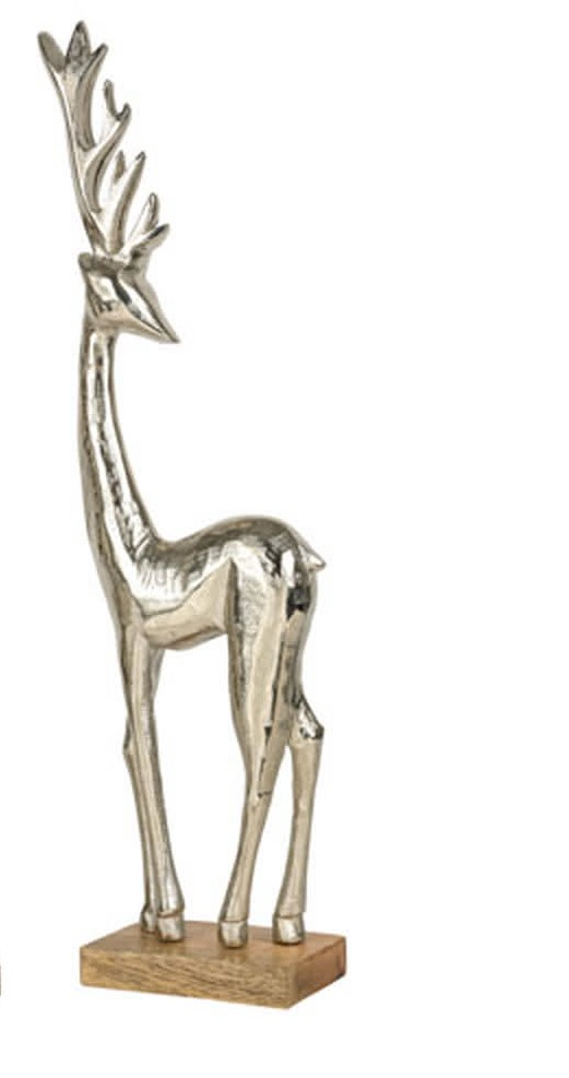 Decofinder Figur Hirsch, Aluguss  | Schubiger Möbel