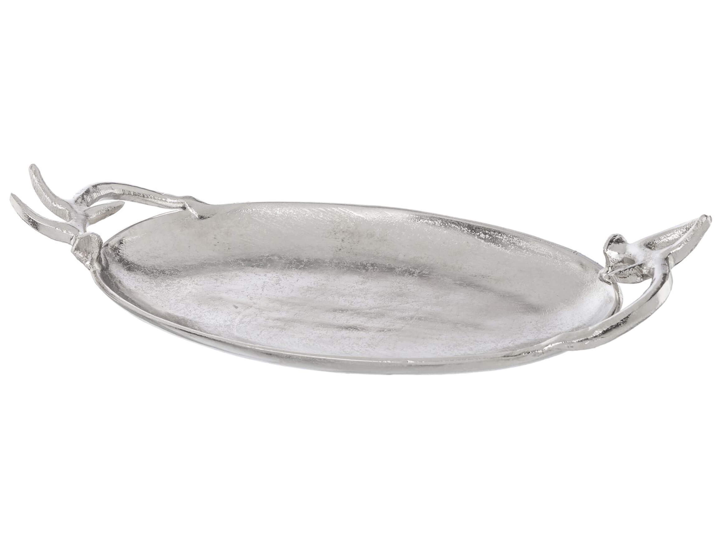 Bowl antlers aluminium H: 7 cm Gasper