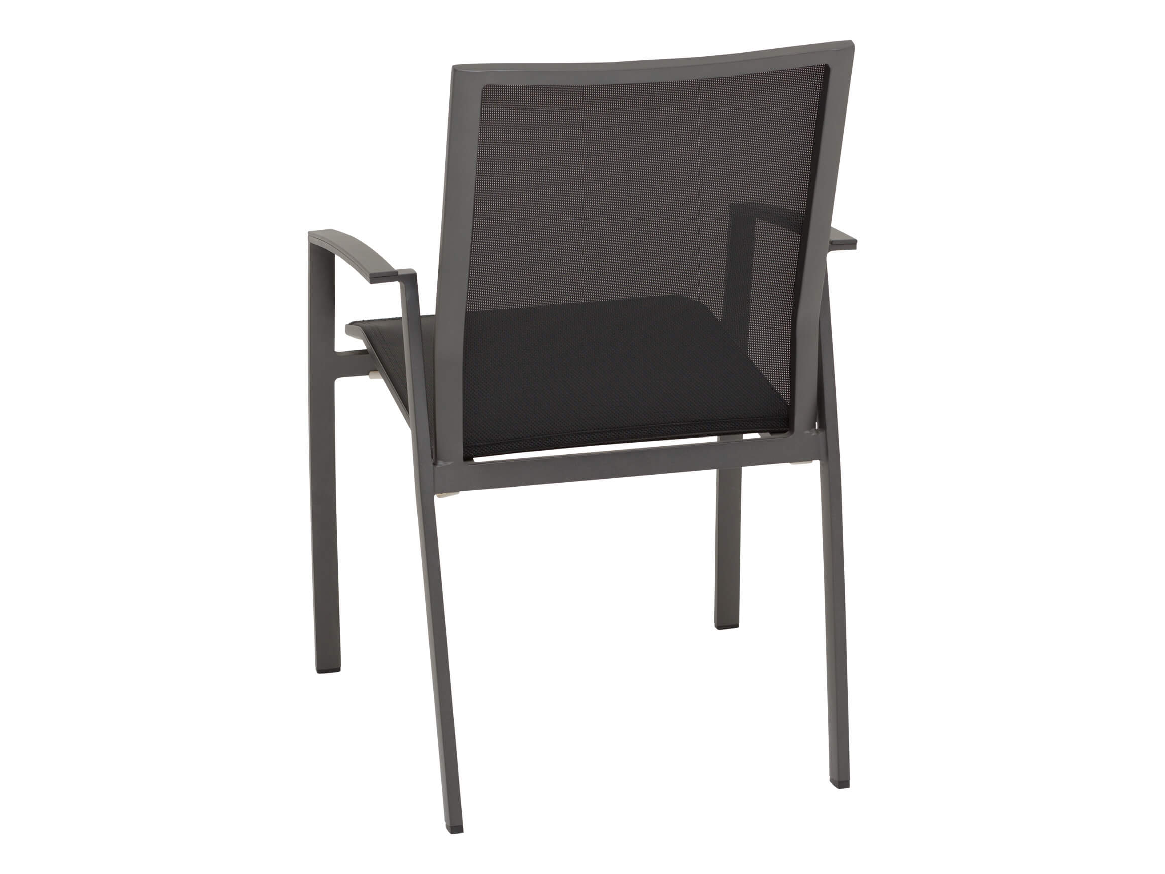 Sessel Argumente Ii, Gestell Alu Schwarz, Stapelbar, b 57 cm h 88 cm