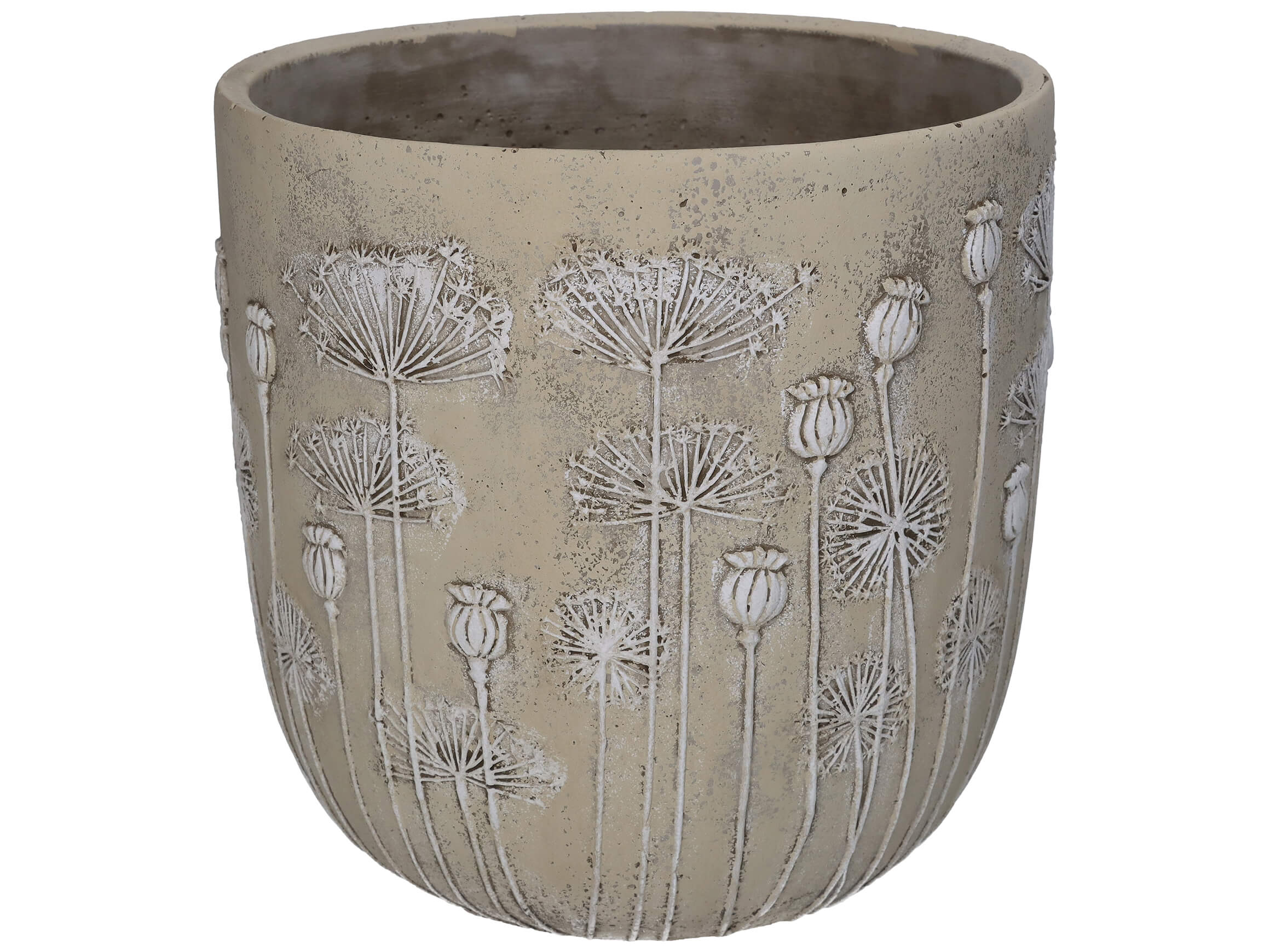 Kersten Gefäss Blumenwiese grausilber B: 25 cm Mehrfarbig | Schubiger Möbel