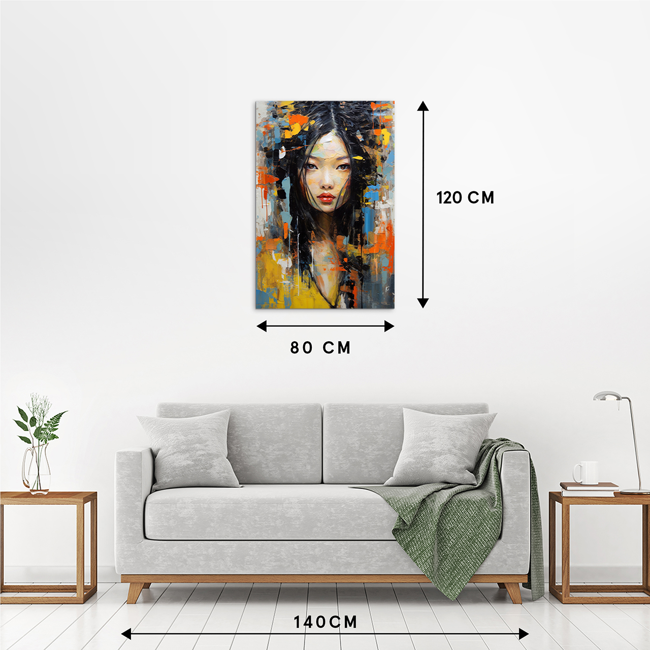 Canvas-Asia Girl-image LAND