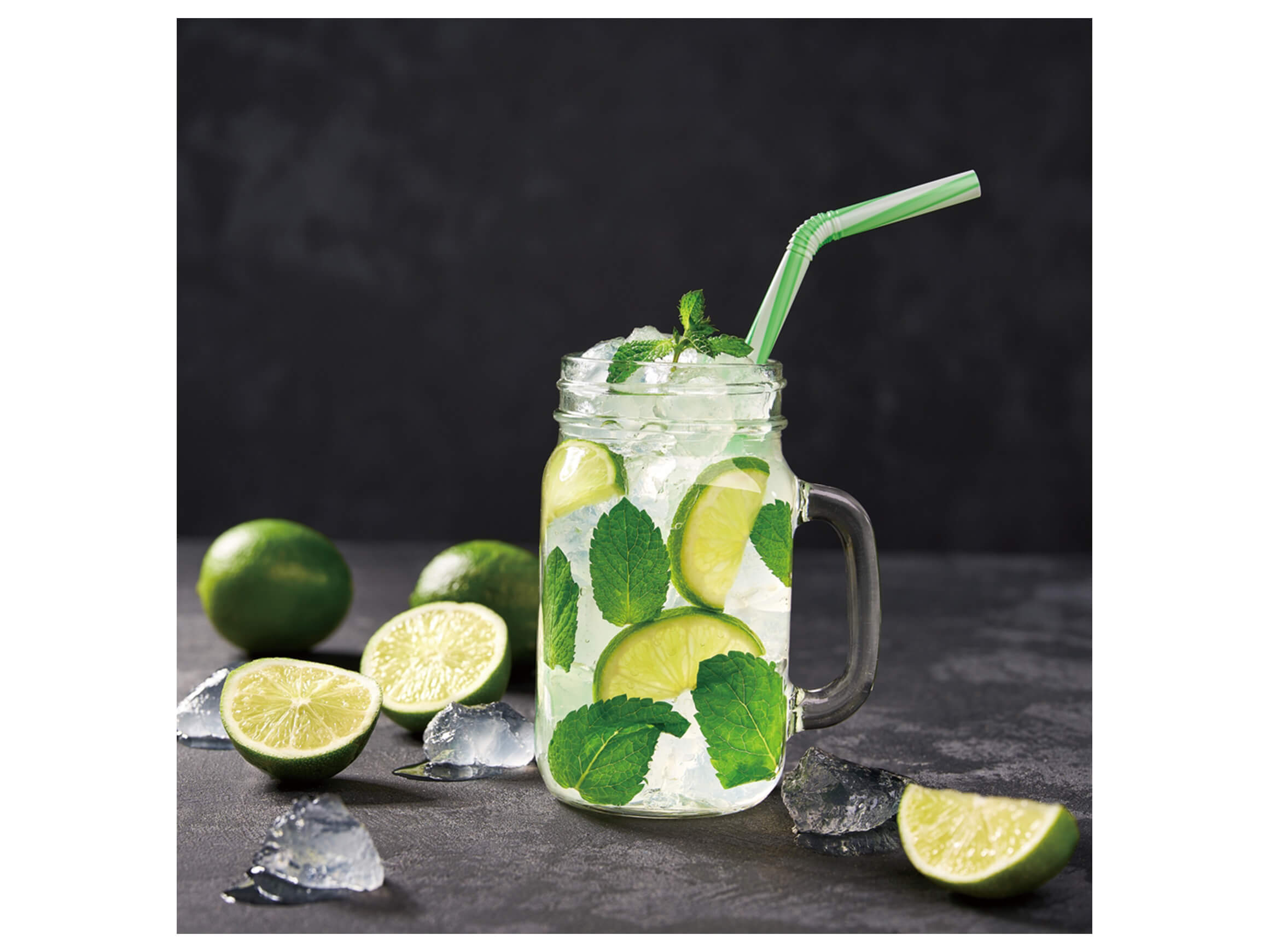 Digitaldruck auf Glas Zitronenlimonade image LAND