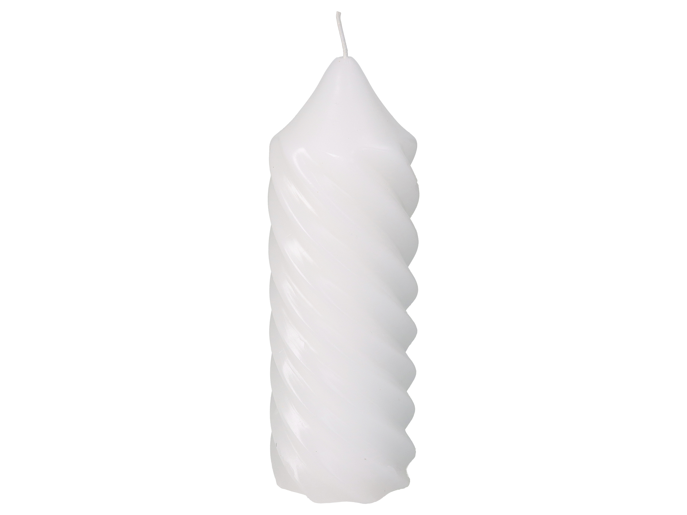 Spirale Blanc H : 20 cm Bougie