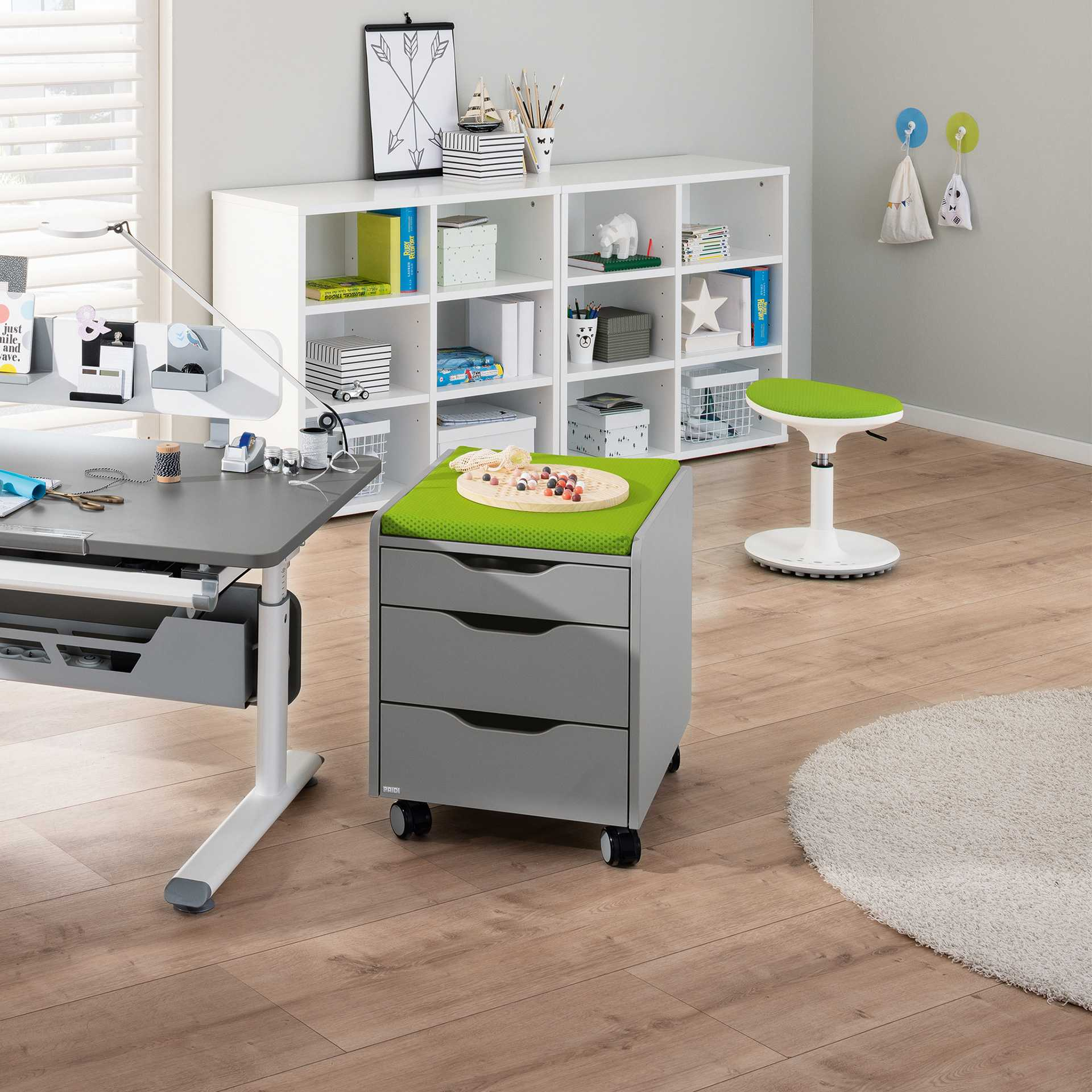 Rollcontainer Schoolworld 3S von Paidi / Farbe: Weiss