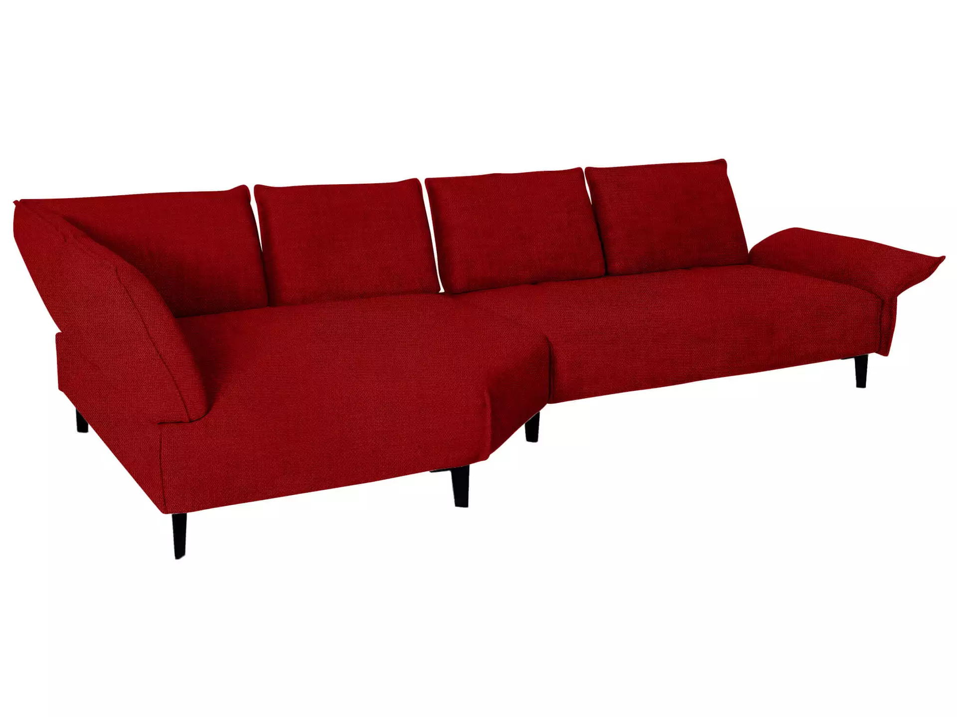 Sofa Bochum Basic Schillig Willi / Farbe: Red / Material: Stoff Basic