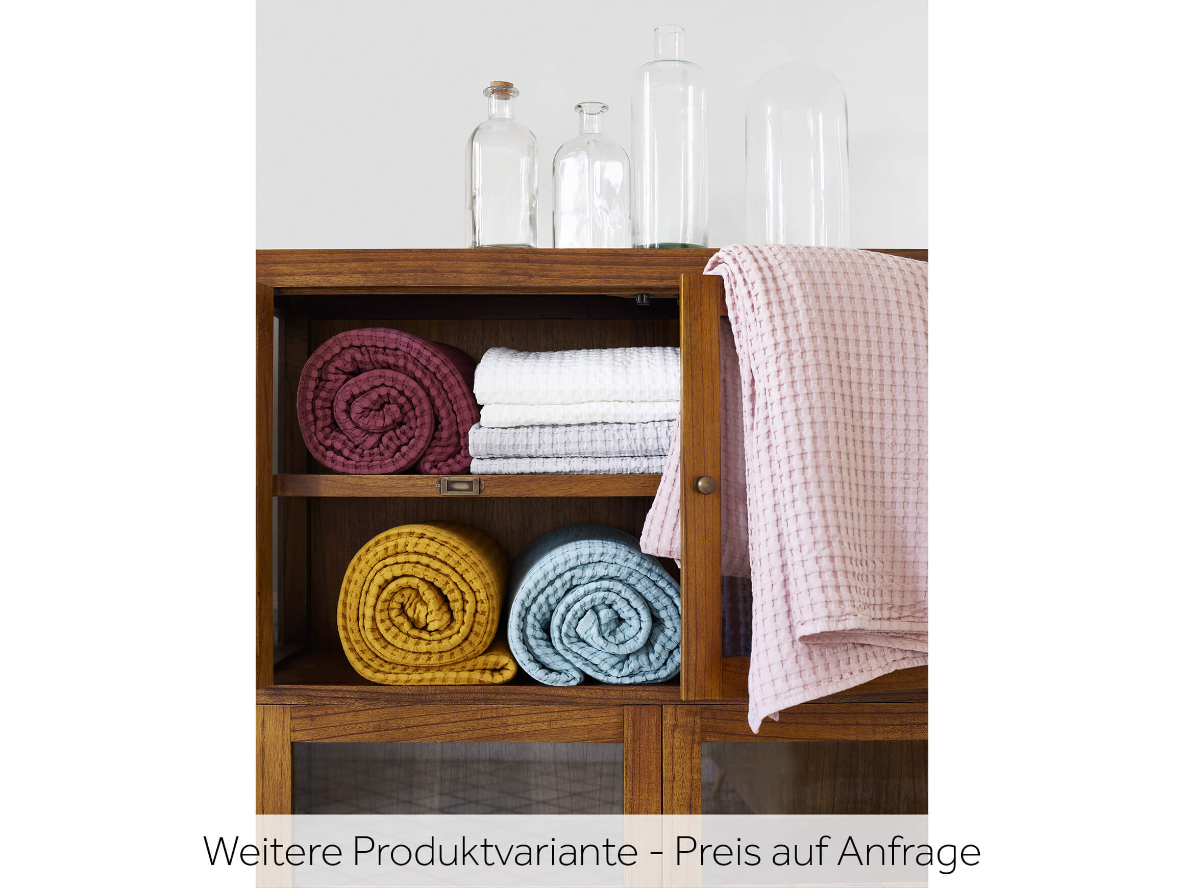 Plaid Stay, Burgundy 180x250 cm Schlossberg Textil AG