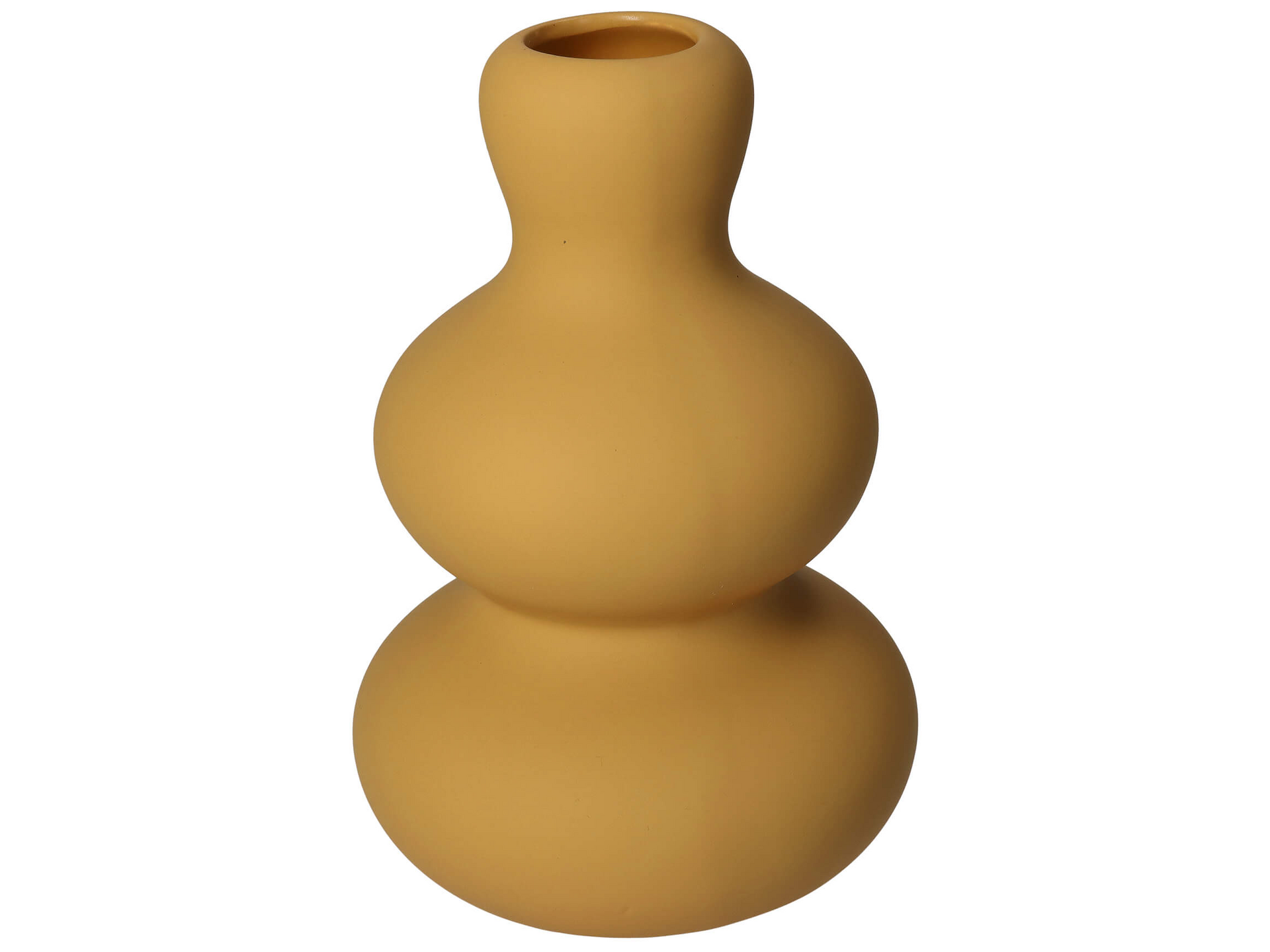 Vase Steingut Senfgelb H: 20 cm Kersten Vase Steingut Senfgelb H: 20 cm Kersten