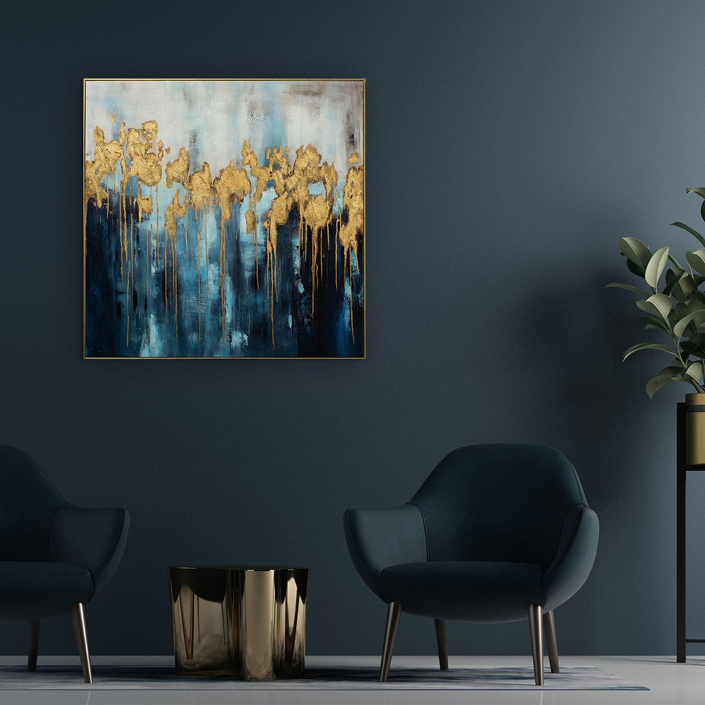 Bild Golden Waves image LAND / Grösse: 100 x 100 cm