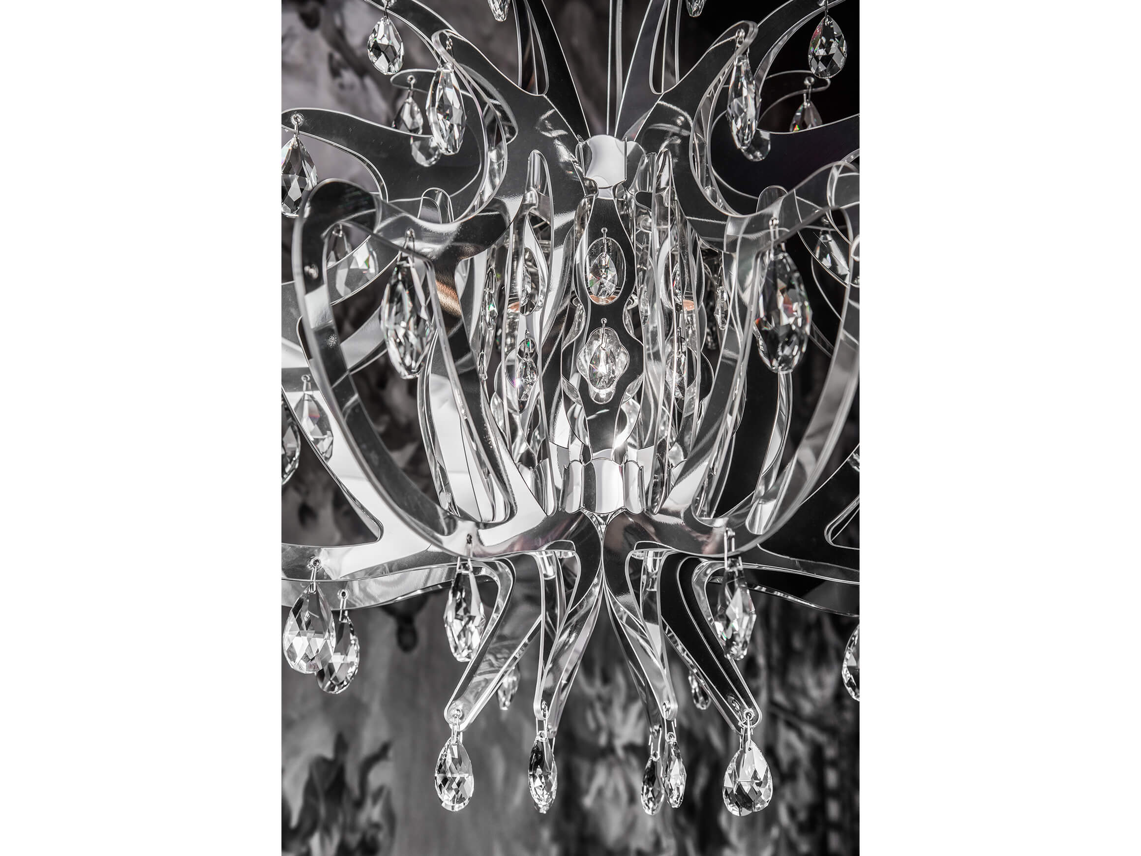 Hängelampe Lina Silver Slamp