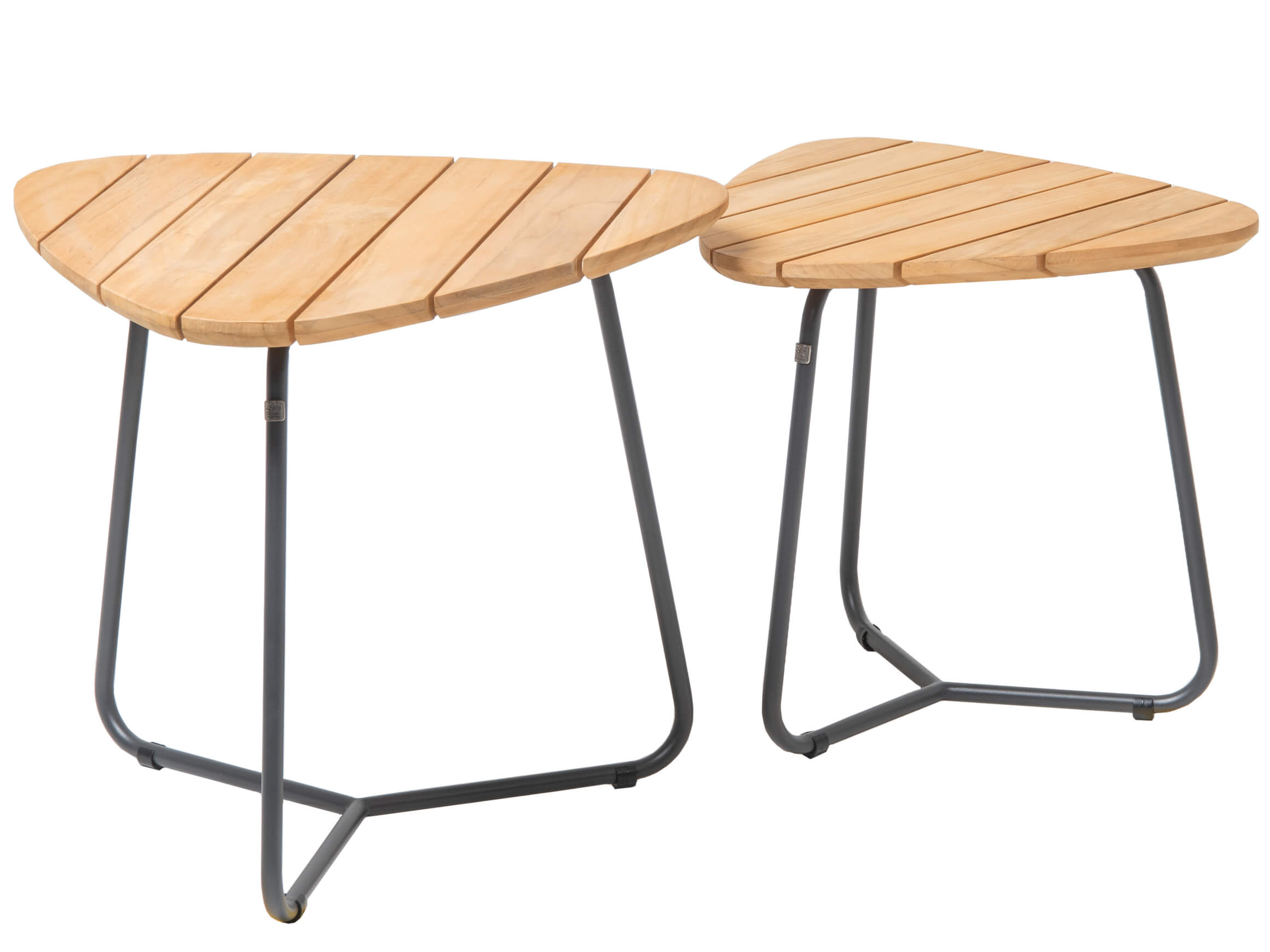 4 Seasons 2-Satz Beistelltisch Varta Holzfarbig | Schubiger Möbel