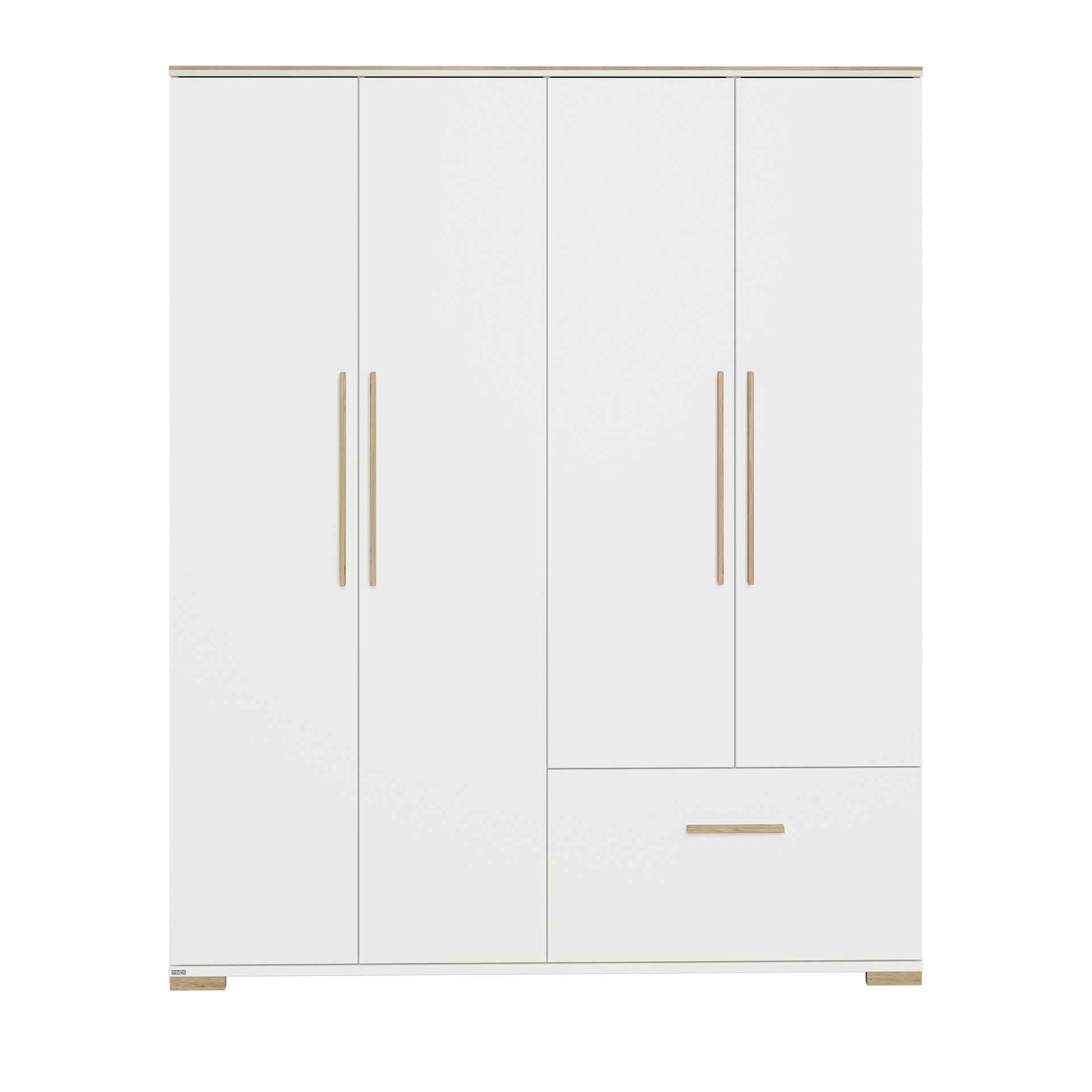 Kleiderschrank Enie von Paidi / Farbe: Weiss / Grösse: 164 x 56 cm