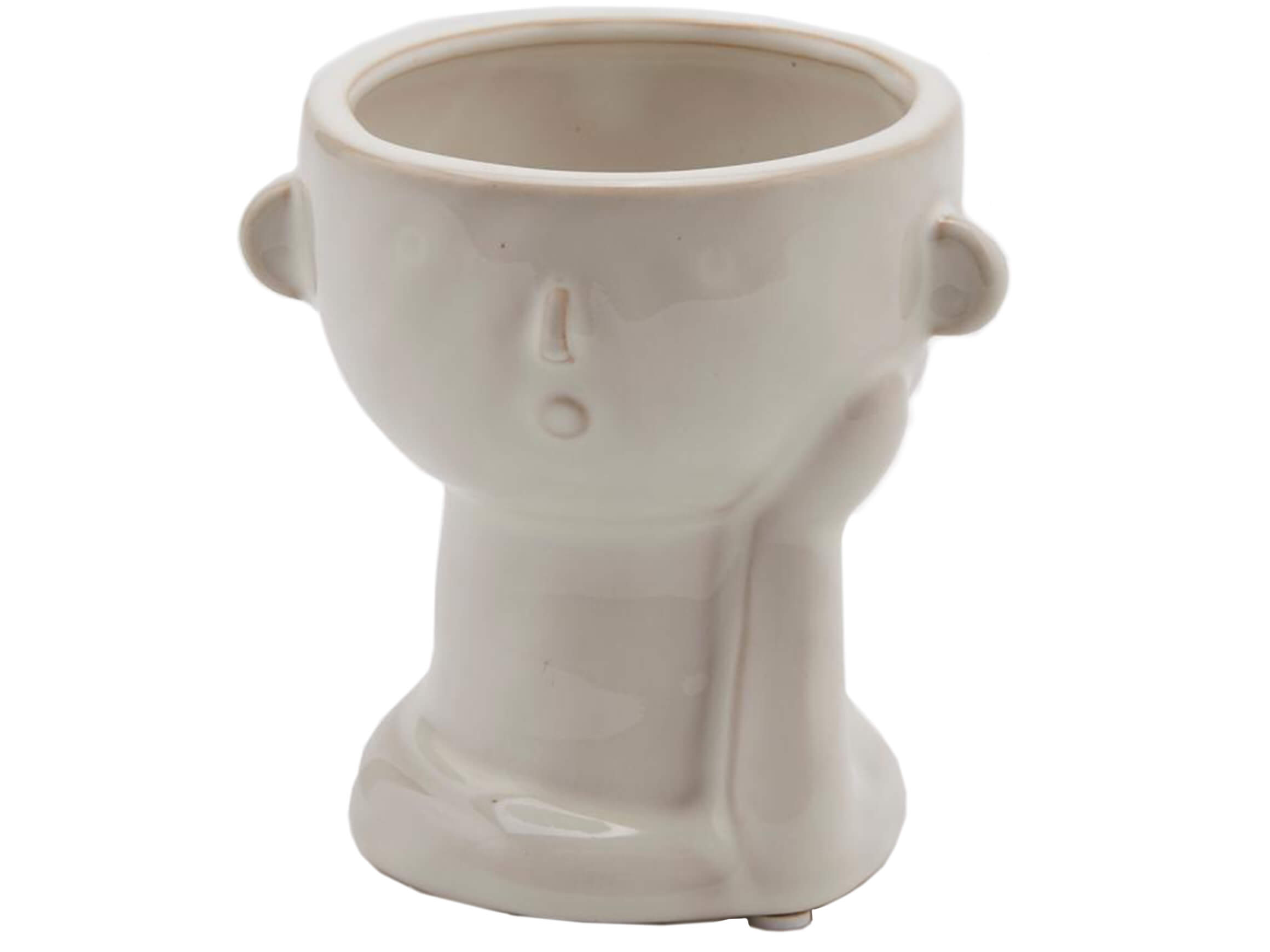 Vase face boy H: 8 cm Edg